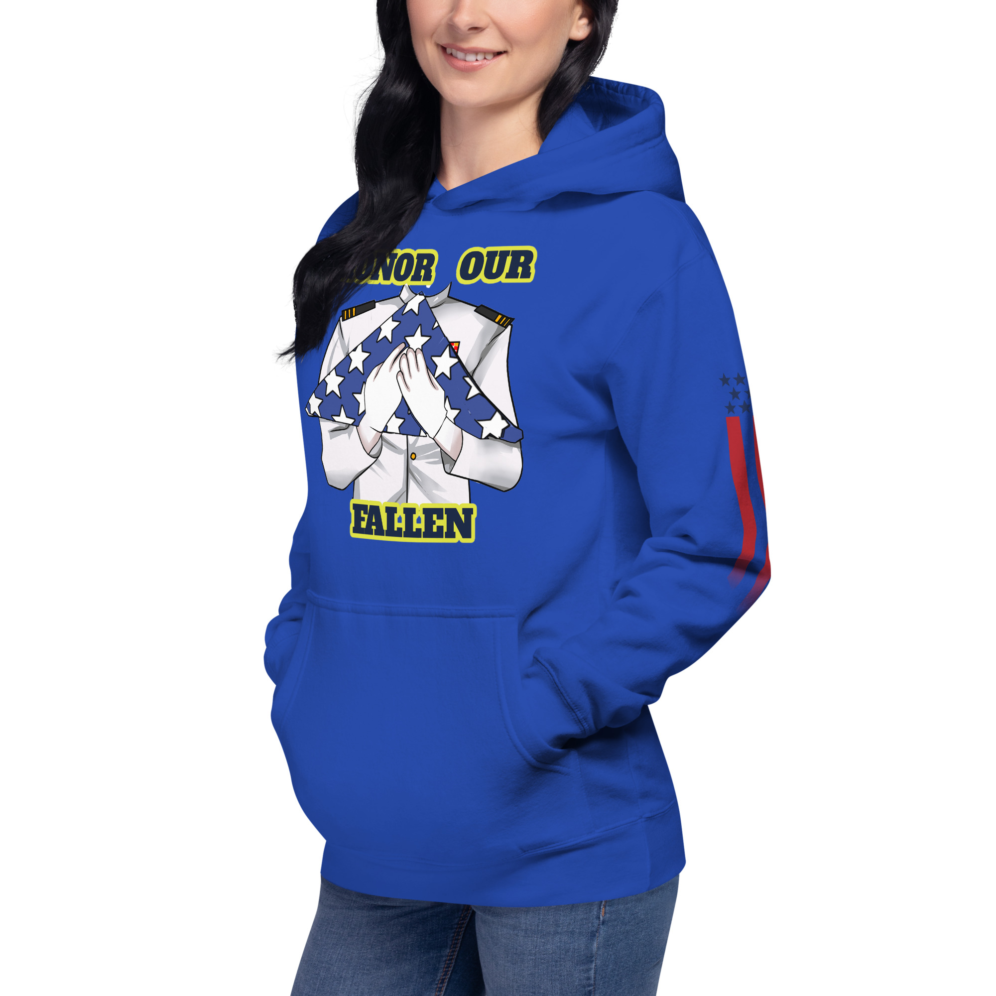 HONOR OUR FALLEN TOO SIKS Unisex Hoodie - Image 34