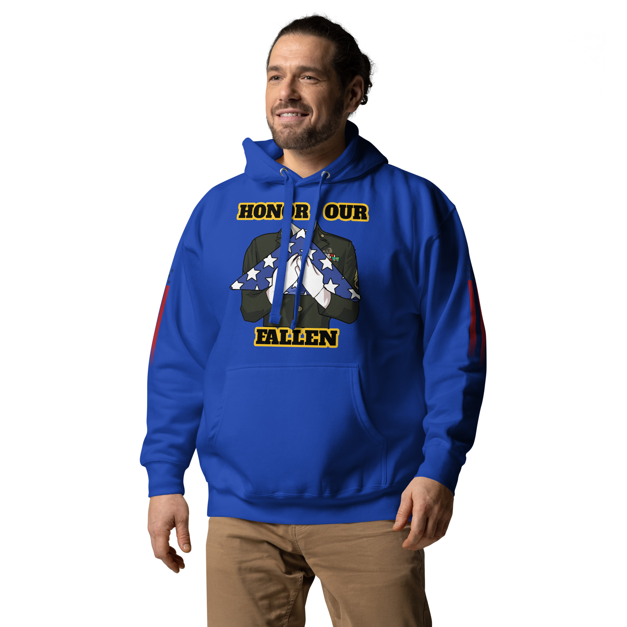 HONOR OUR FALLEN TOO SIKS Unisex Hoodie - Image 17