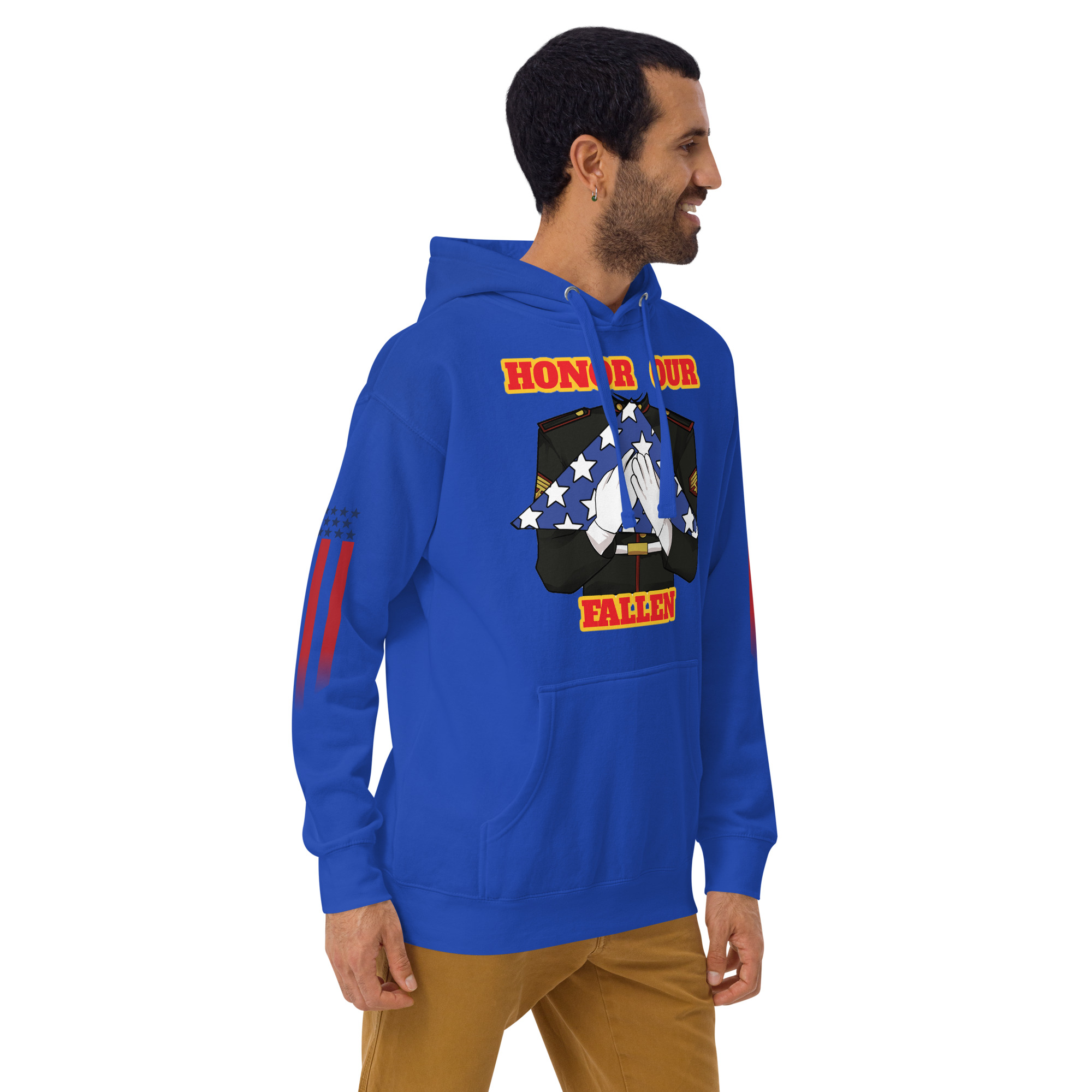 HONOR OUR FALLEN TOO SIKS Unisex Hoodie - Image 24