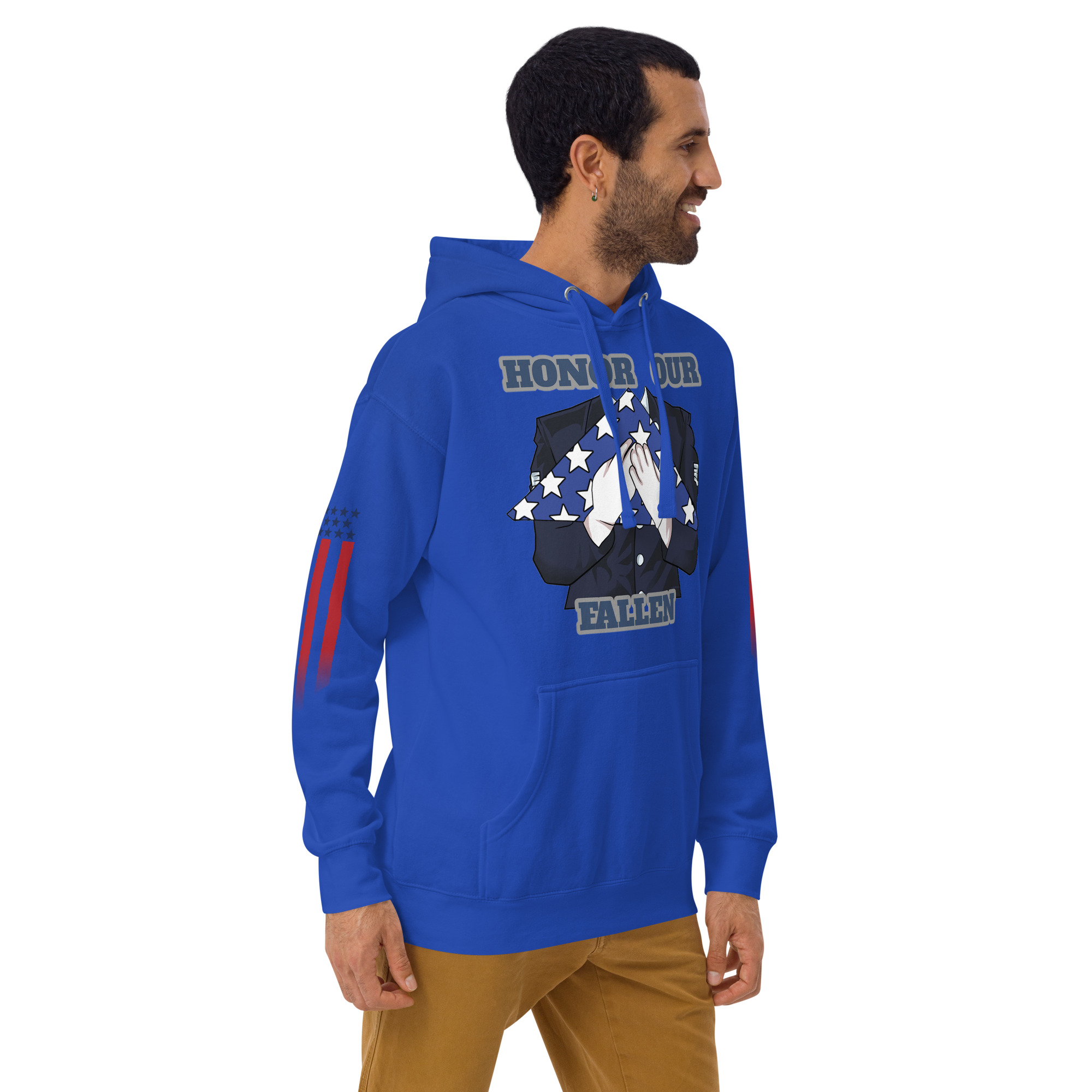 HONOR OUR FALLEN TOO SIKS Unisex Hoodie - Image 24