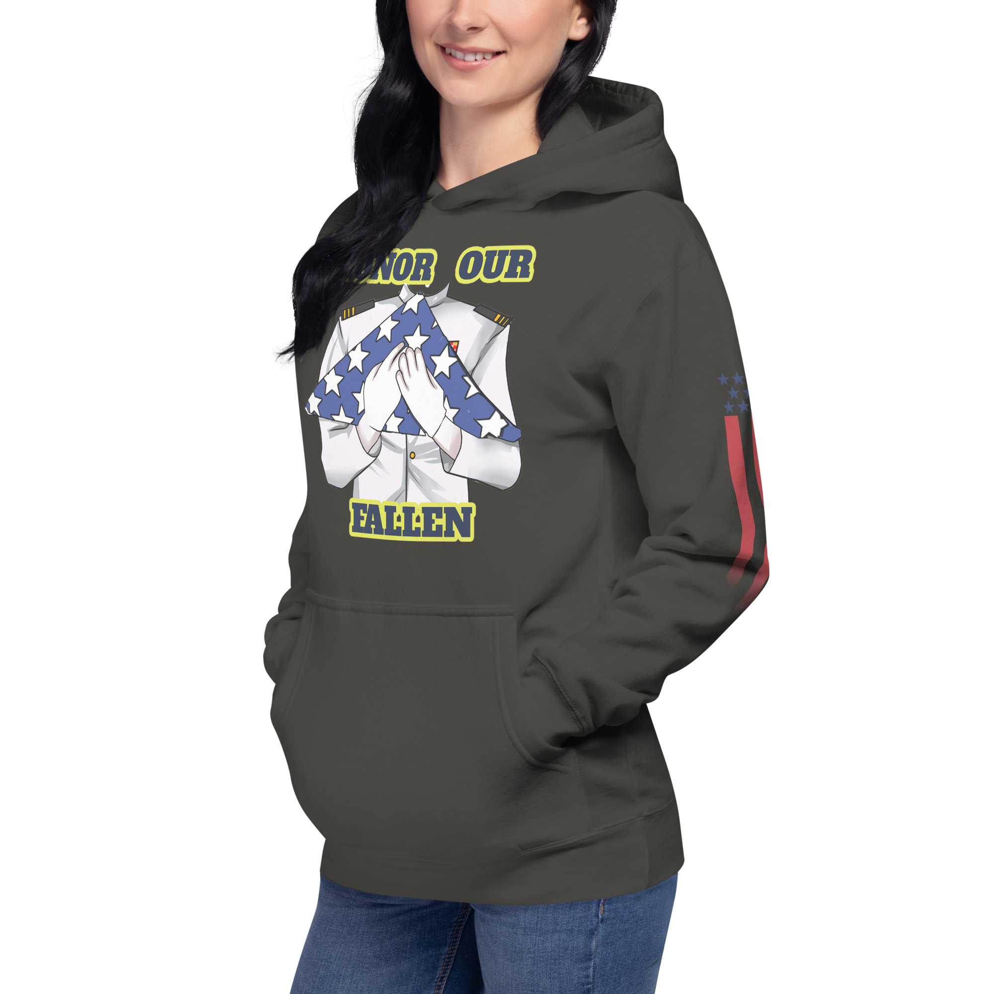 HONOR OUR FALLEN TOO SIKS Unisex Hoodie - Image 27
