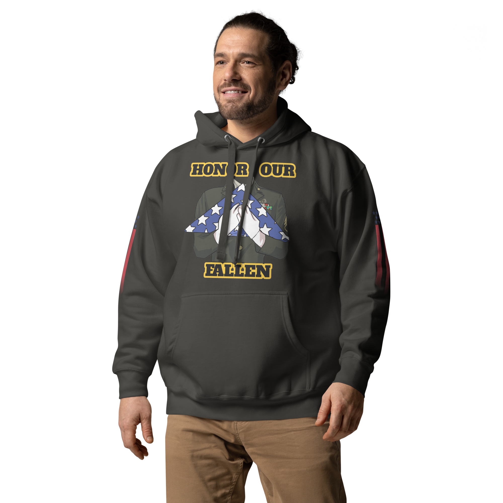 HONOR OUR FALLEN TOO SIKS Unisex Hoodie - Image 14