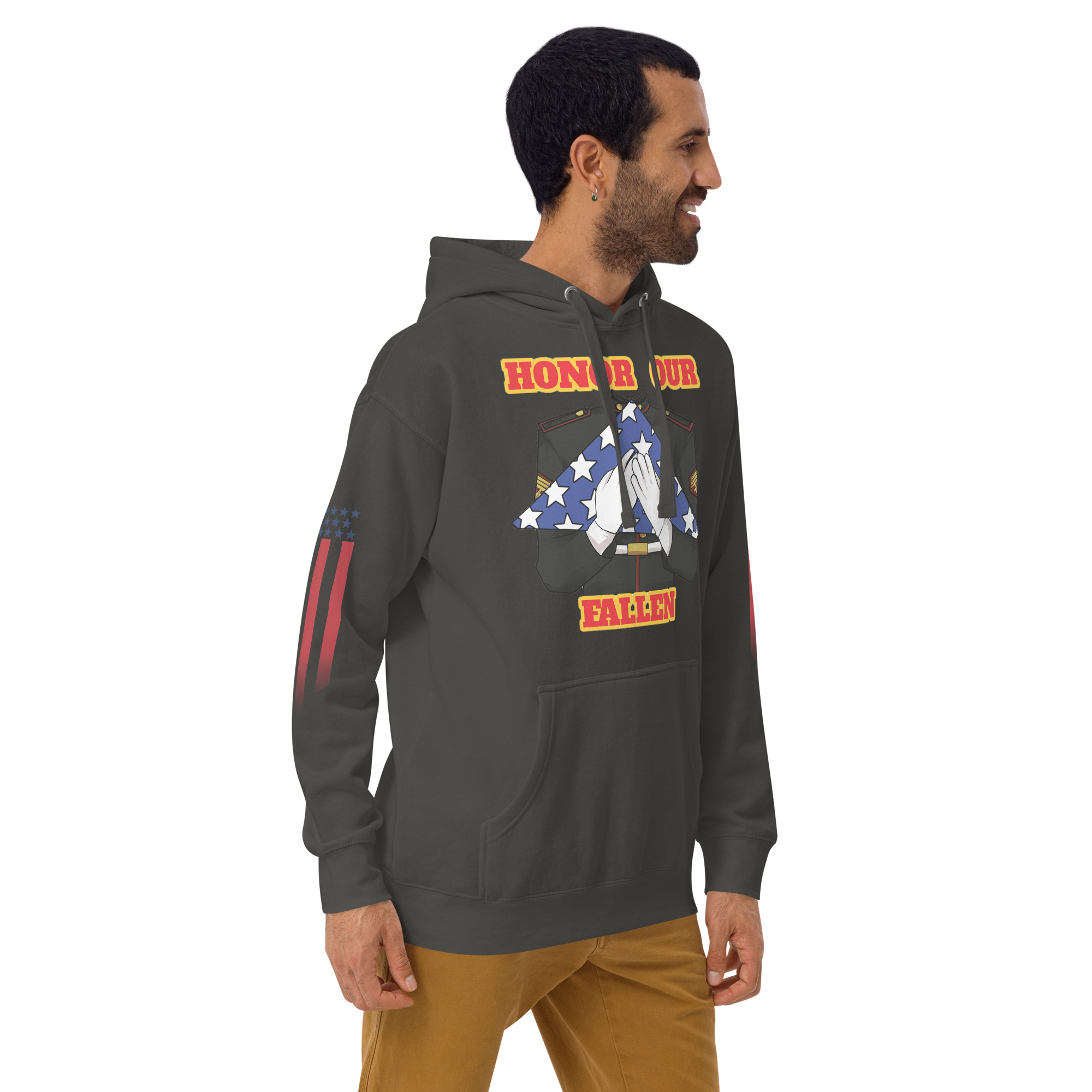 HONOR OUR FALLEN TOO SIKS Unisex Hoodie - Image 19