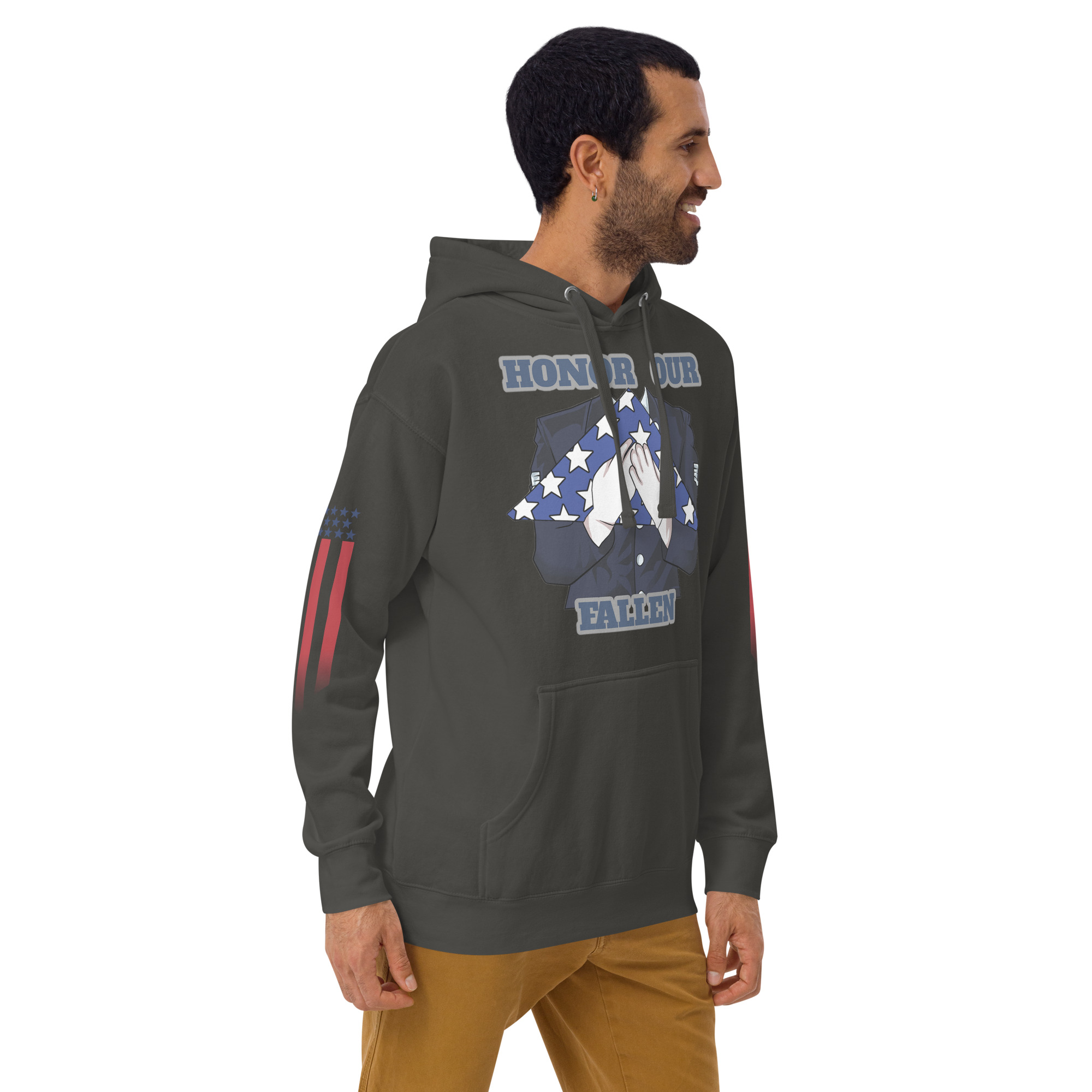 HONOR OUR FALLEN TOO SIKS Unisex Hoodie - Image 19