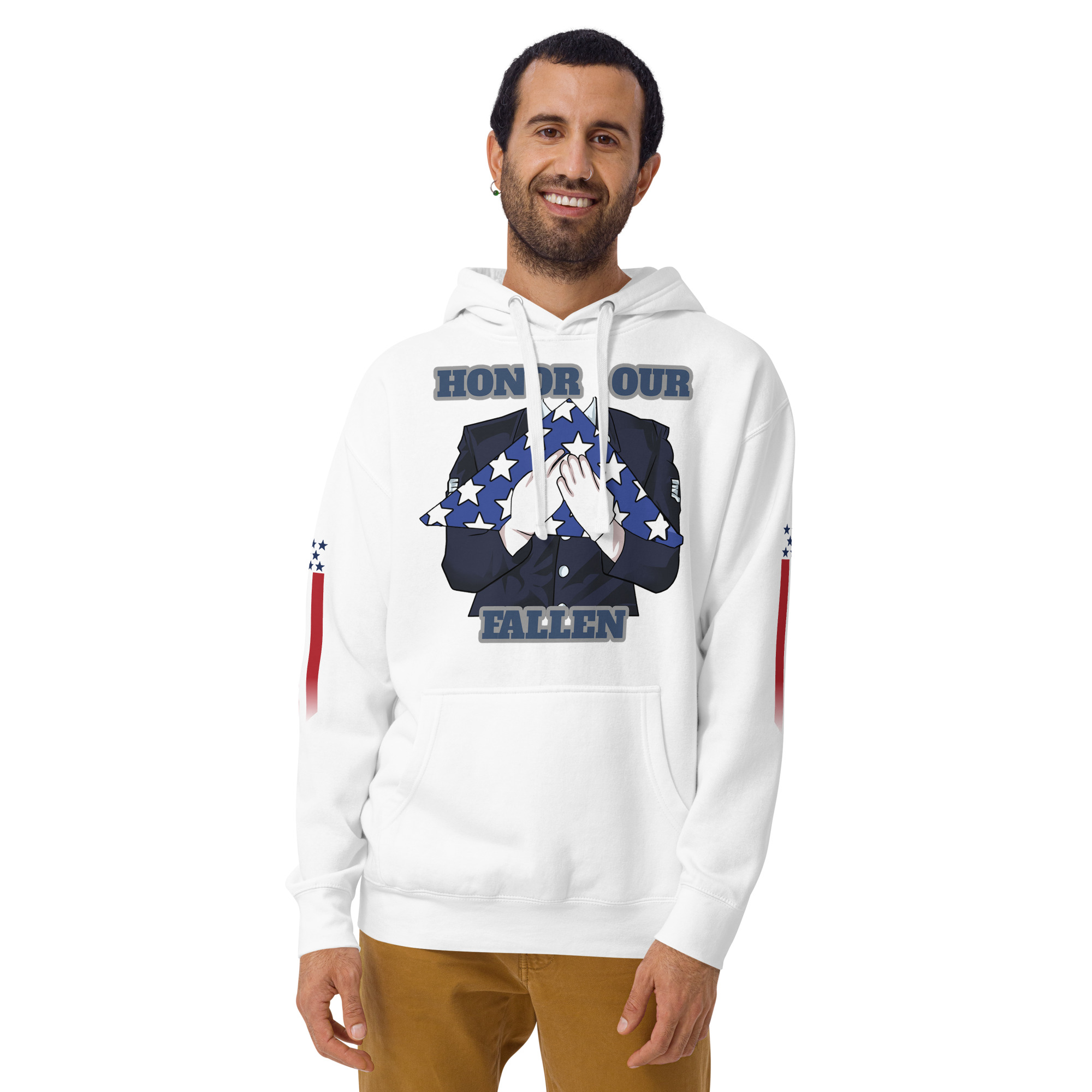 HONOR OUR FALLEN TOO SIKS Unisex Hoodie - Image 61
