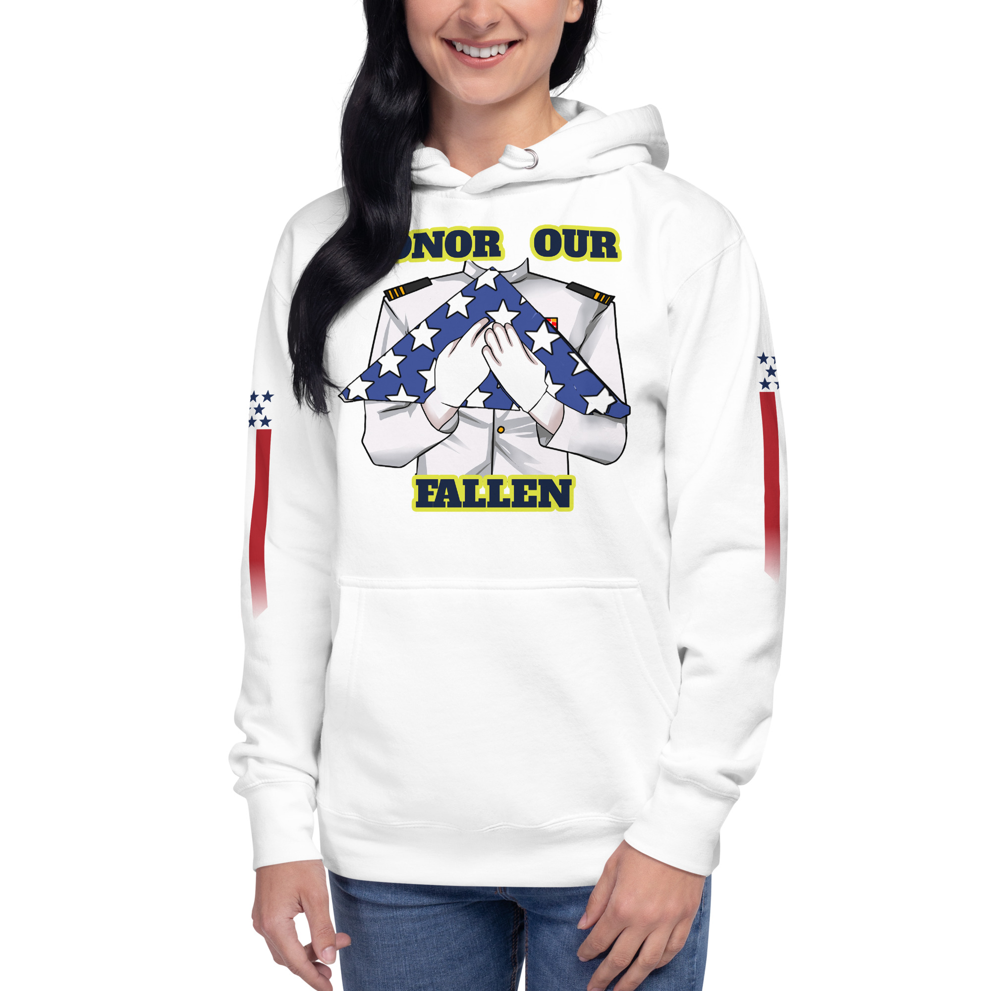 HONOR OUR FALLEN TOO SIKS Unisex Hoodie - Image 91
