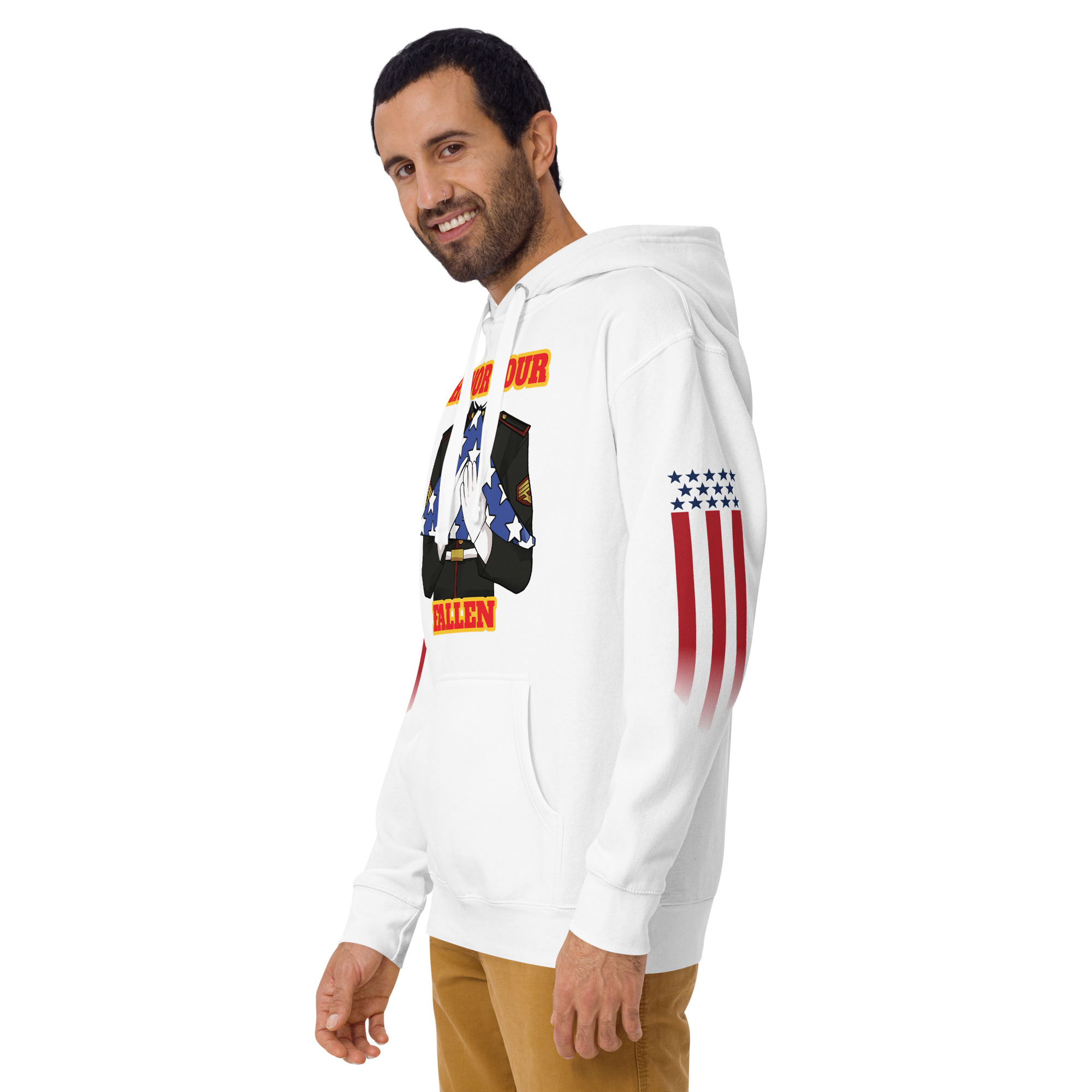HONOR OUR FALLEN TOO SIKS Unisex Hoodie - Image 63