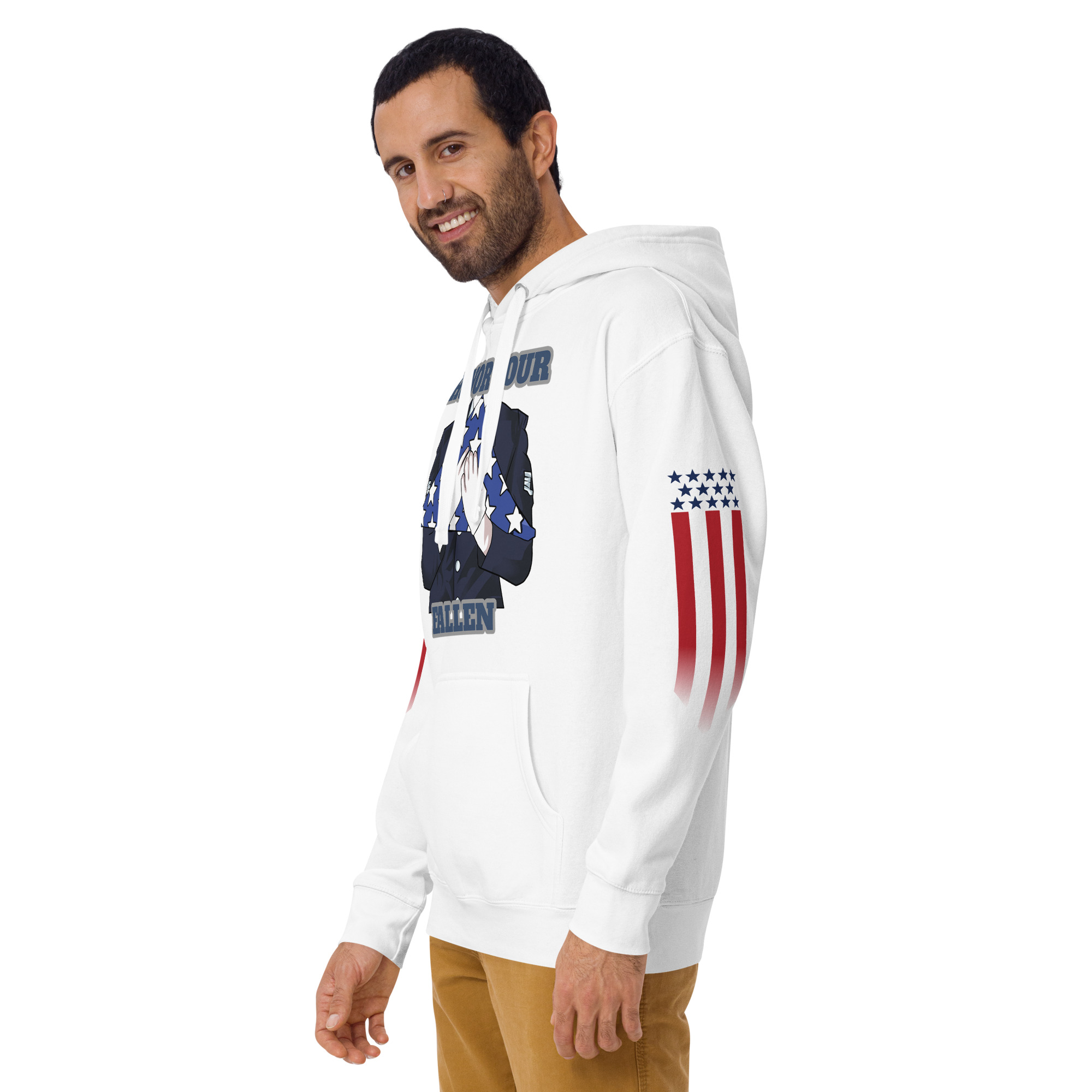 HONOR OUR FALLEN TOO SIKS Unisex Hoodie - Image 63