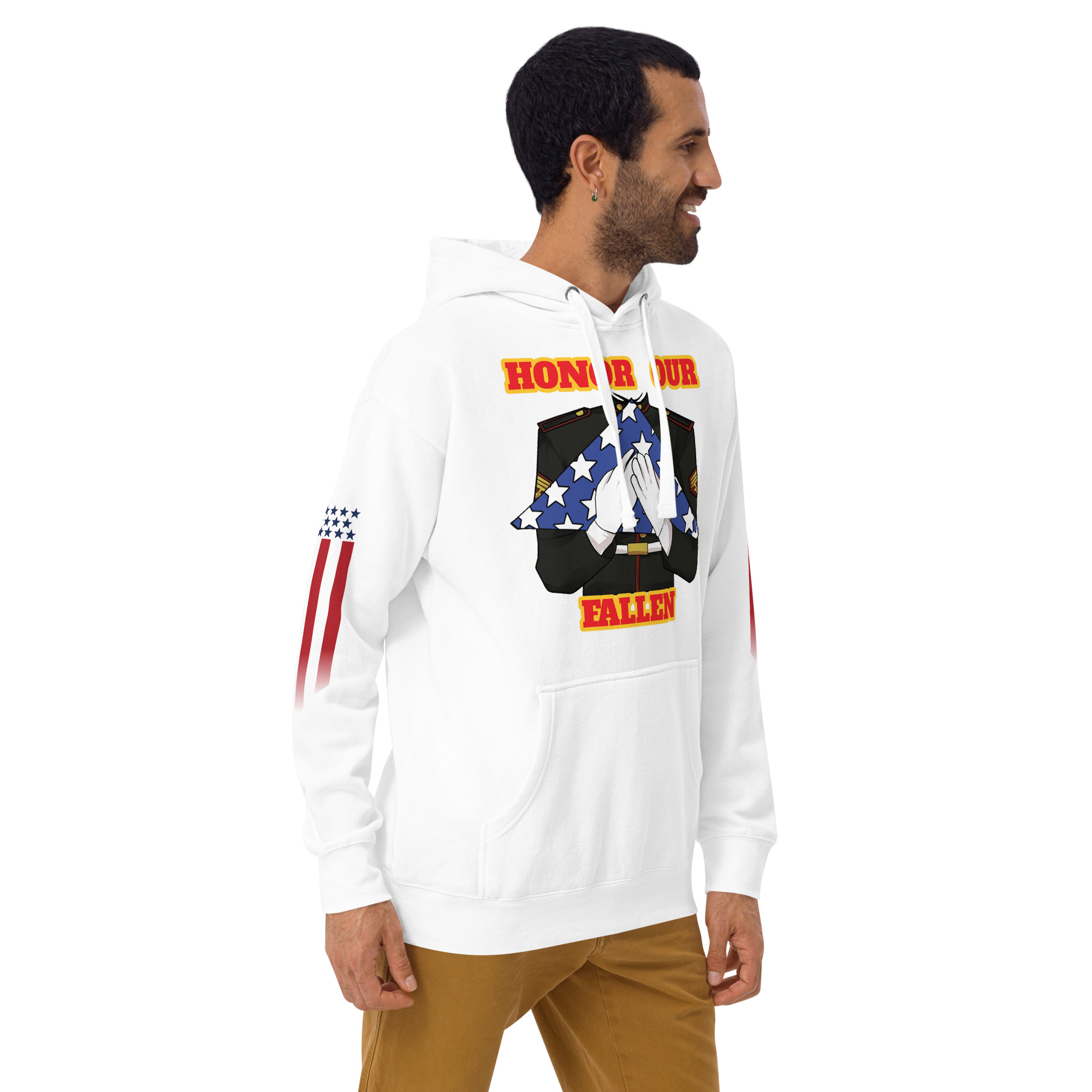 HONOR OUR FALLEN TOO SIKS Unisex Hoodie - Image 64