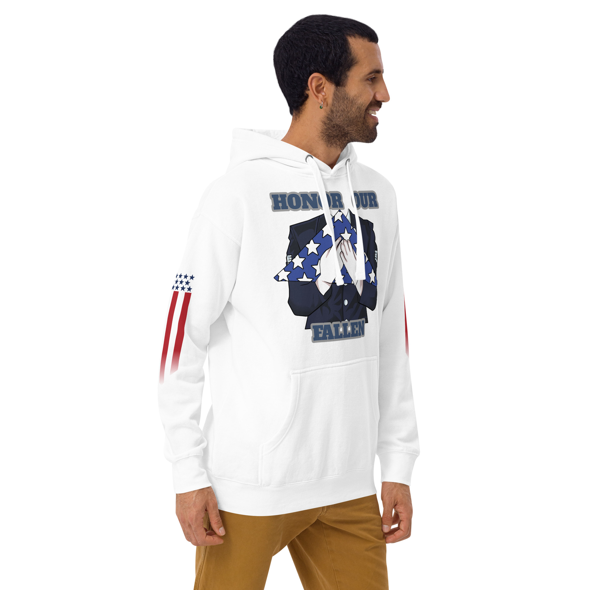 HONOR OUR FALLEN TOO SIKS Unisex Hoodie - Image 64