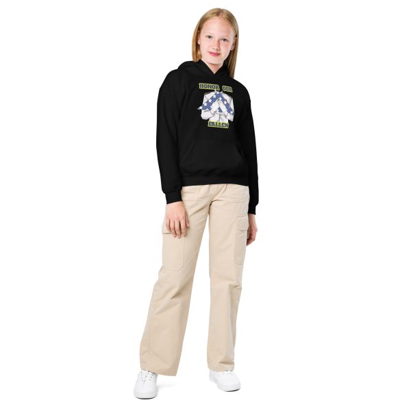 HONOR OUR FALLEN TOO SIKS Kids Fleece Hoodie