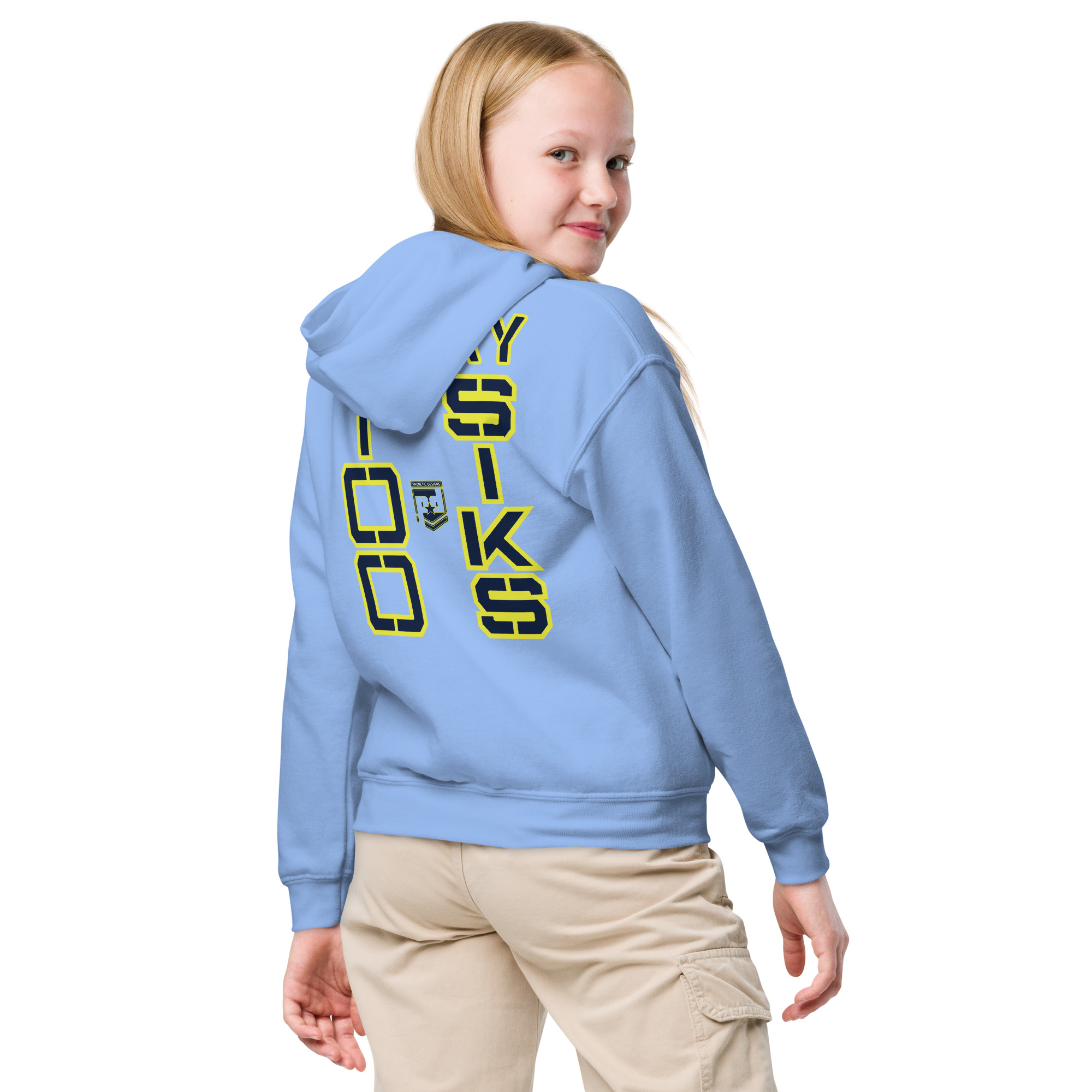 HONOR OUR FALLEN TOO SIKS Kids Fleece Hoodie - Image 20