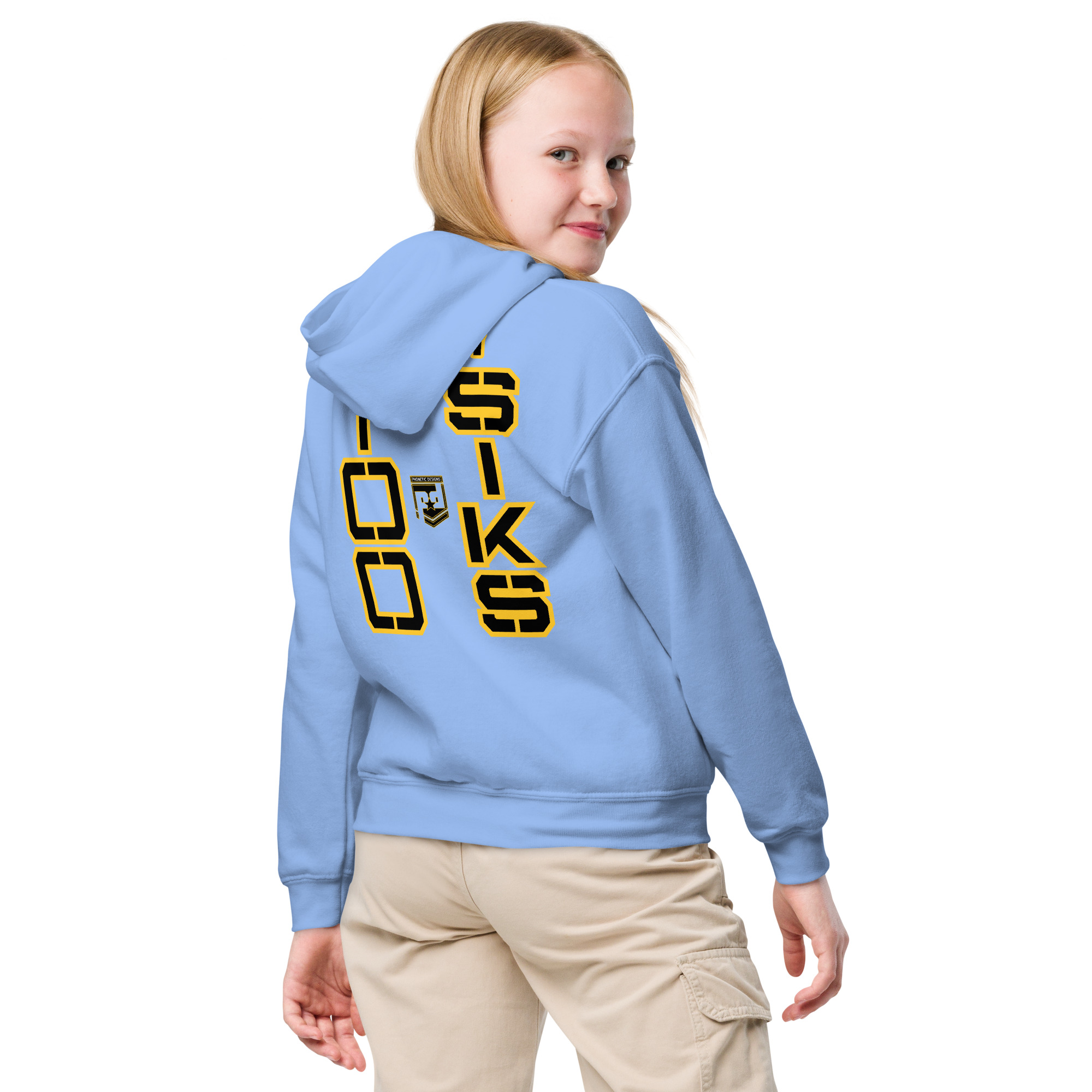 HONOR OUR FALLEN TOO SIKS Kids Fleece Hoodie - Image 20