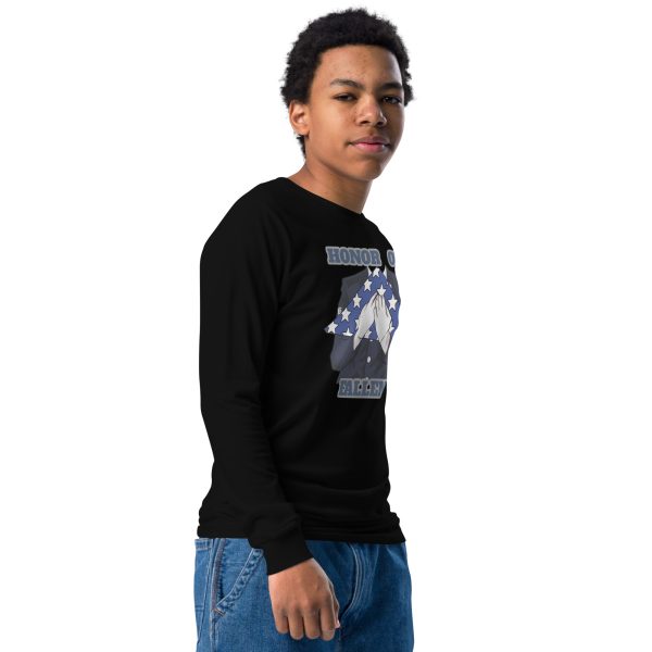 HONOR OUR FALLEN TOO SIKS Youth Long Sleeve Tee