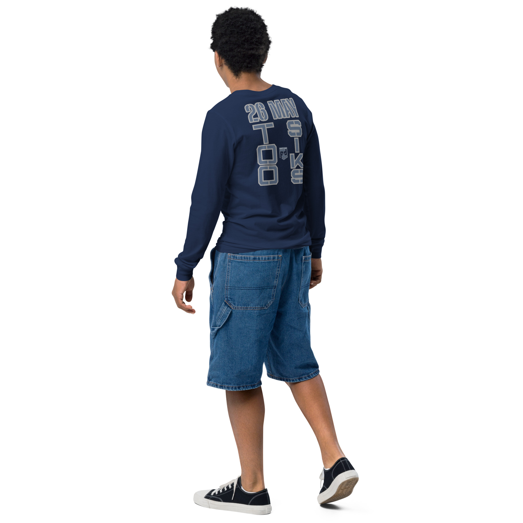 HONOR OUR FALLEN TOO SIKS Youth Long Sleeve Tee - Image 6