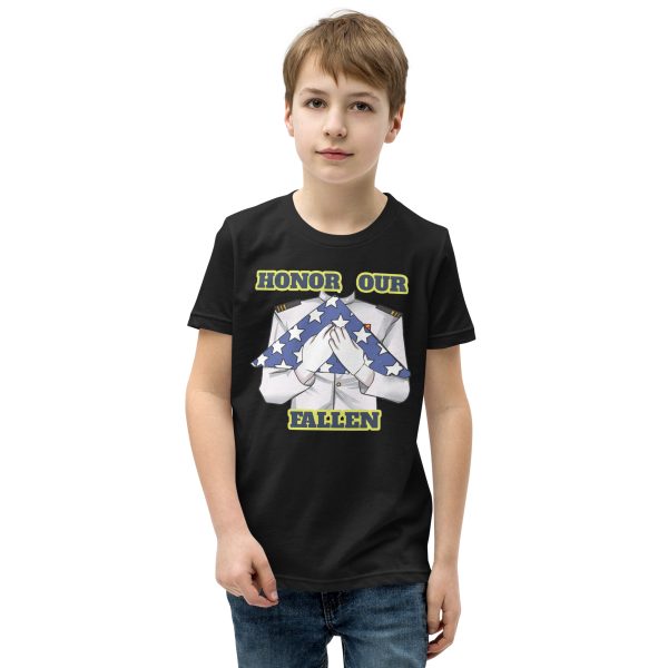 HONOR OUR FALLEN TOO SIKS Youth Short Sleeve T-Shirt