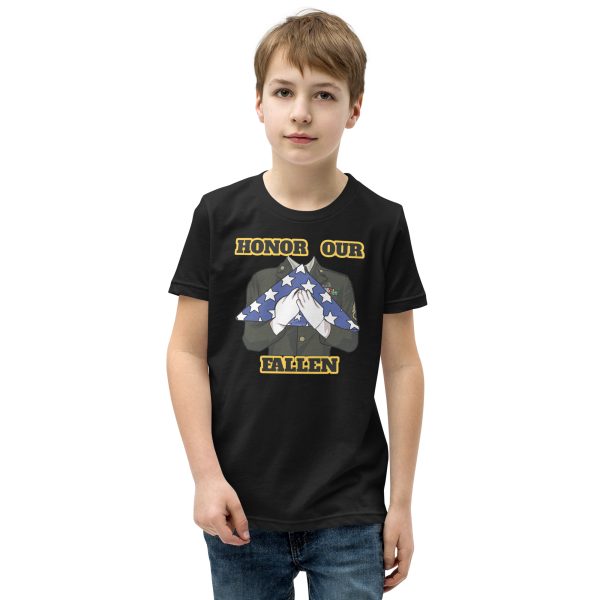 HONOR OUR FALLEN TOO SIKS Youth Short Sleeve T-Shirt