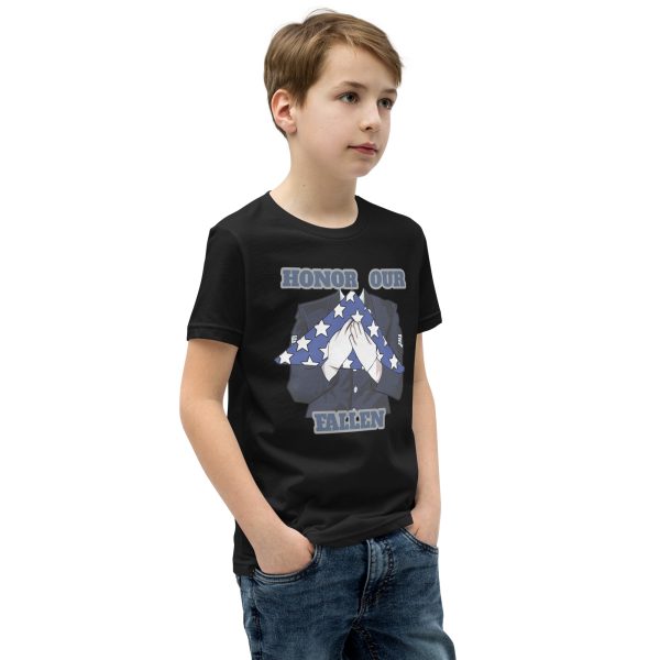 HONOR OUR FALLEN TOO SIKS Youth Short Sleeve T-Shirt