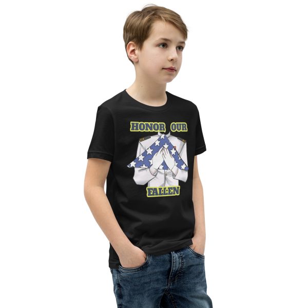 HONOR OUR FALLEN TOO SIKS Youth Short Sleeve T-Shirt