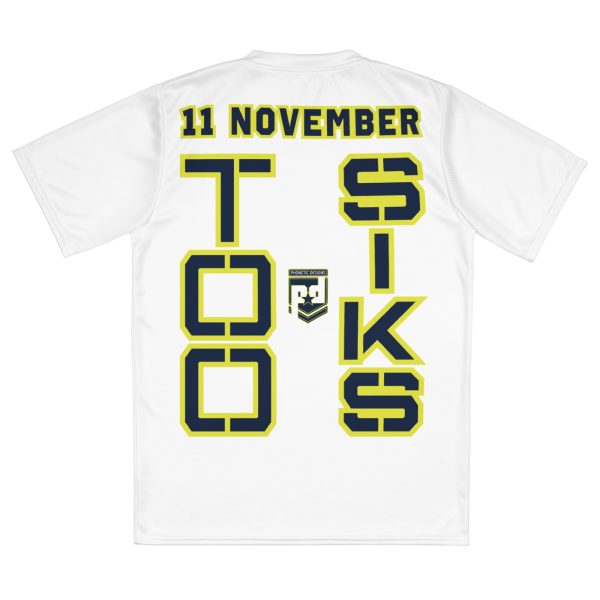 I AM A VETERAN TOO SIKS Recycled Unisex Sports Jersey