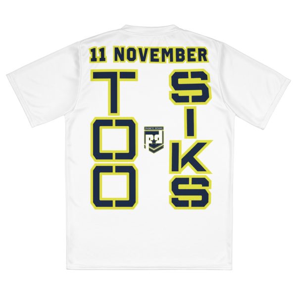 I AM A VETERAN TOO SIKS Recycled Unisex Sports Jersey