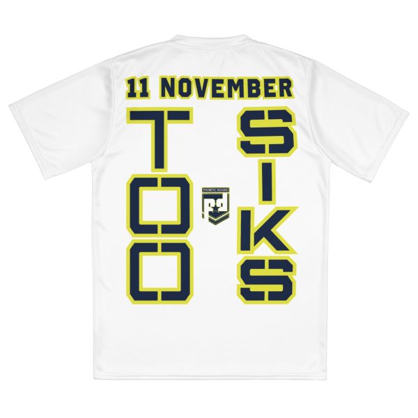 I AM A VETERAN TOO FIFE Recycled Unisex Sports Jersey