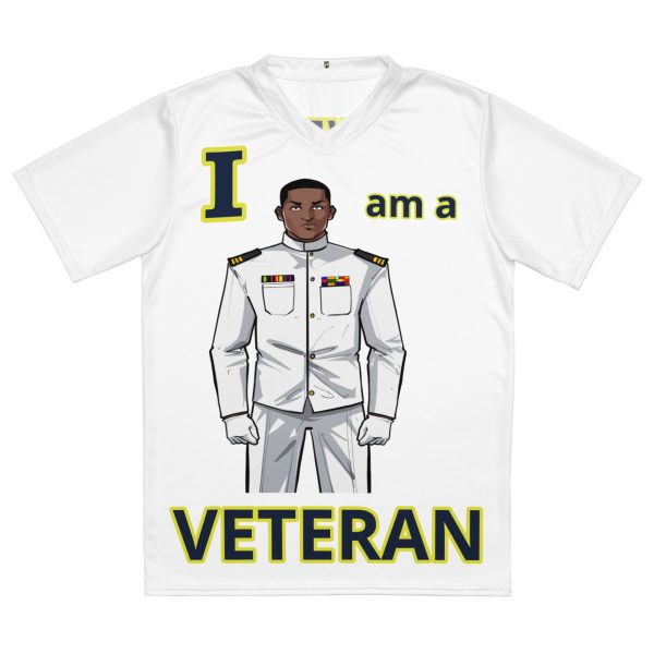 I AM A VETERAN TOO SIKS Recycled Unisex Sports Jersey