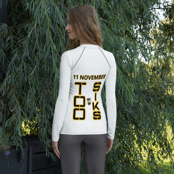 I SUPPORT VETERANS TOO SIKS Women's Rash Guard