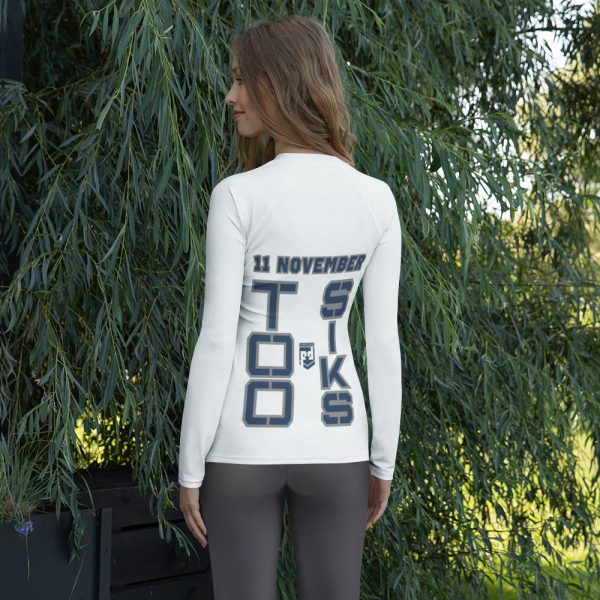 I SUPPORT VETERANS TOO SIKS Women's Rash Guard