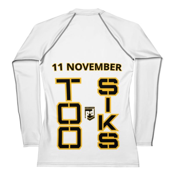 AM A VETERAN TOO SIKS Women's Rash Guard
