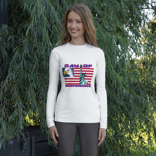 4 JUL TOO SIKS Women's Rash Guard