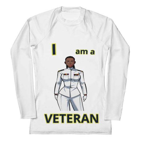 I AM A VETERAN TOO SIKS Women's Rash Guard