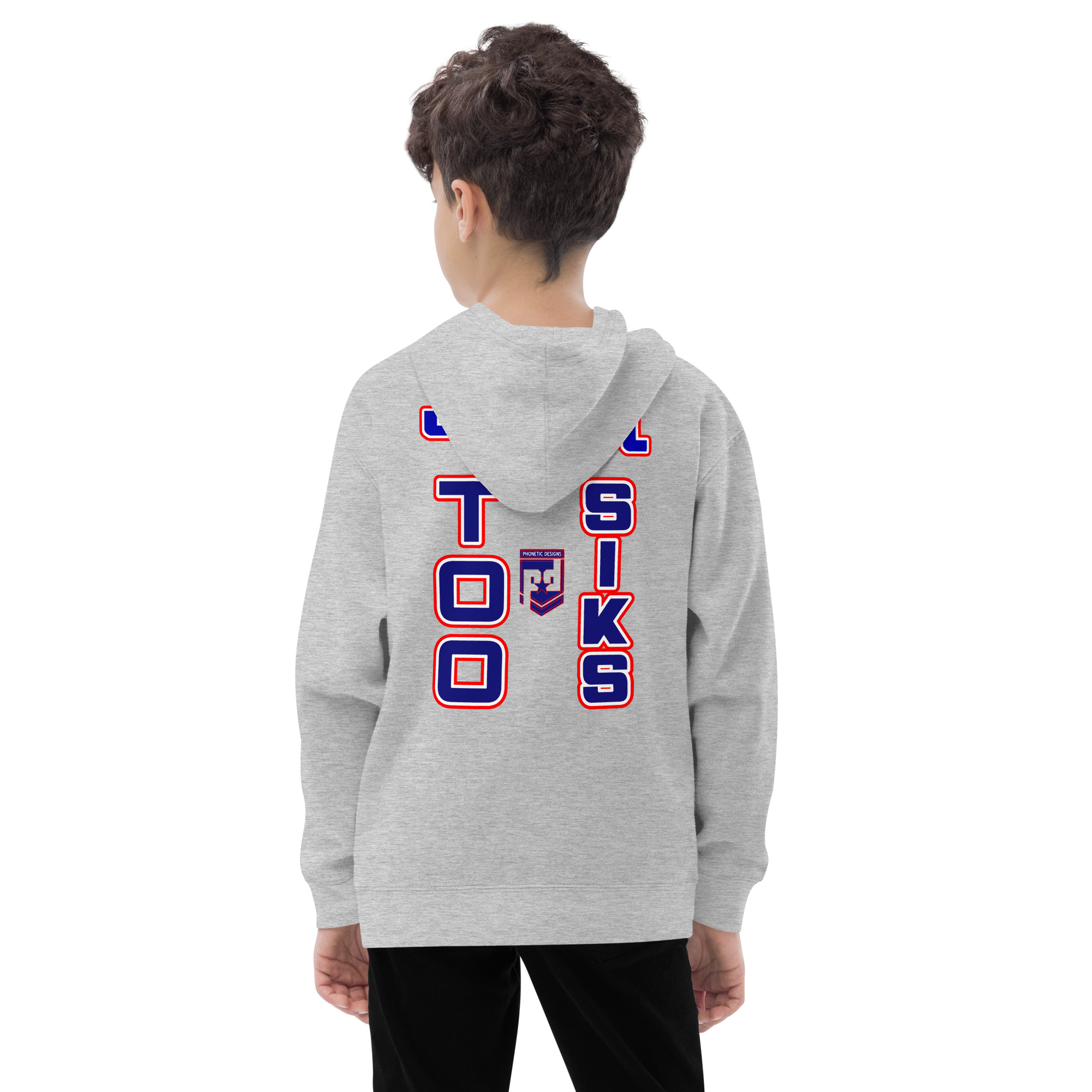 4 JUL TOO SIKS Kids Fleece Hoodie - Image 15