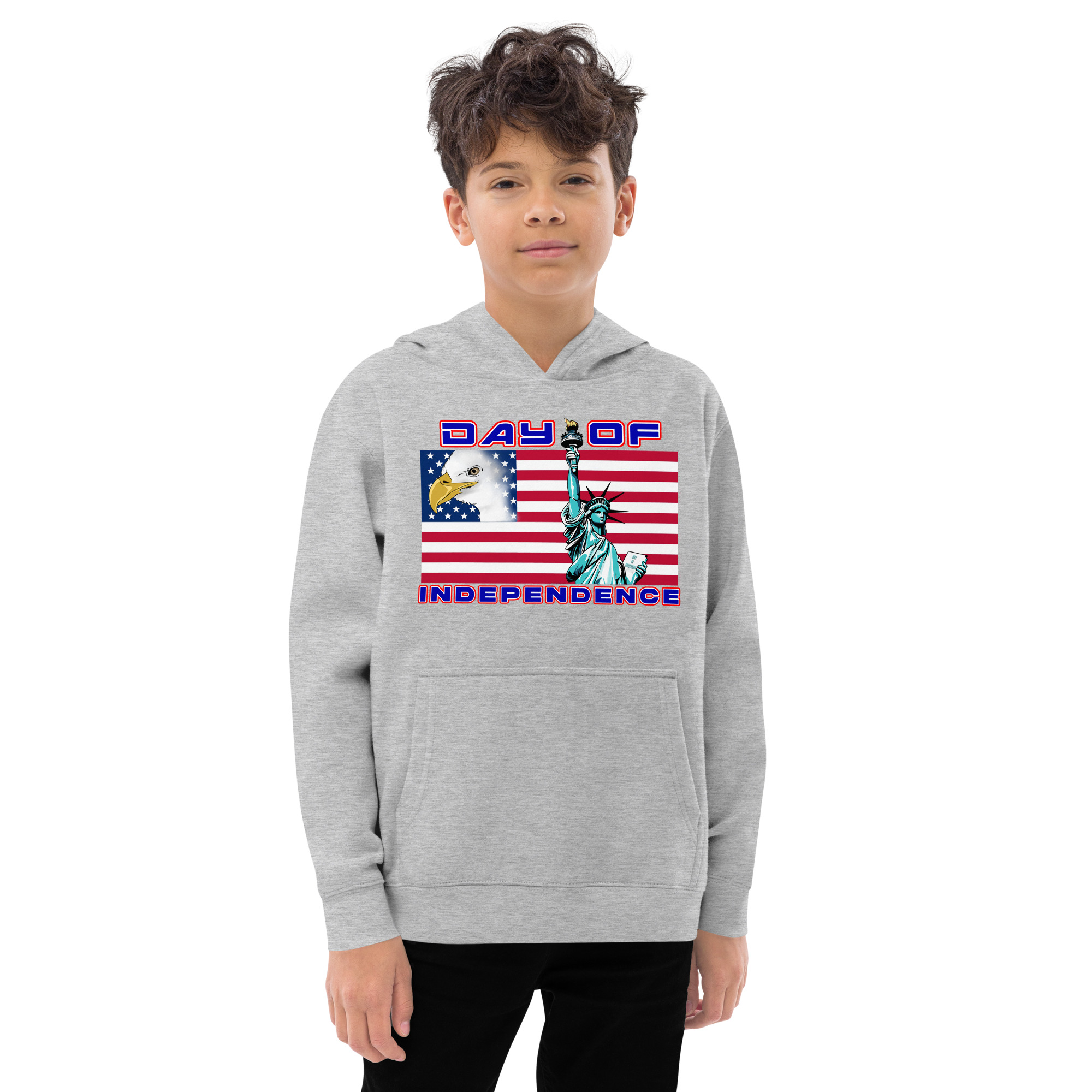 4 JUL TOO SIKS Kids Fleece Hoodie - Image 11