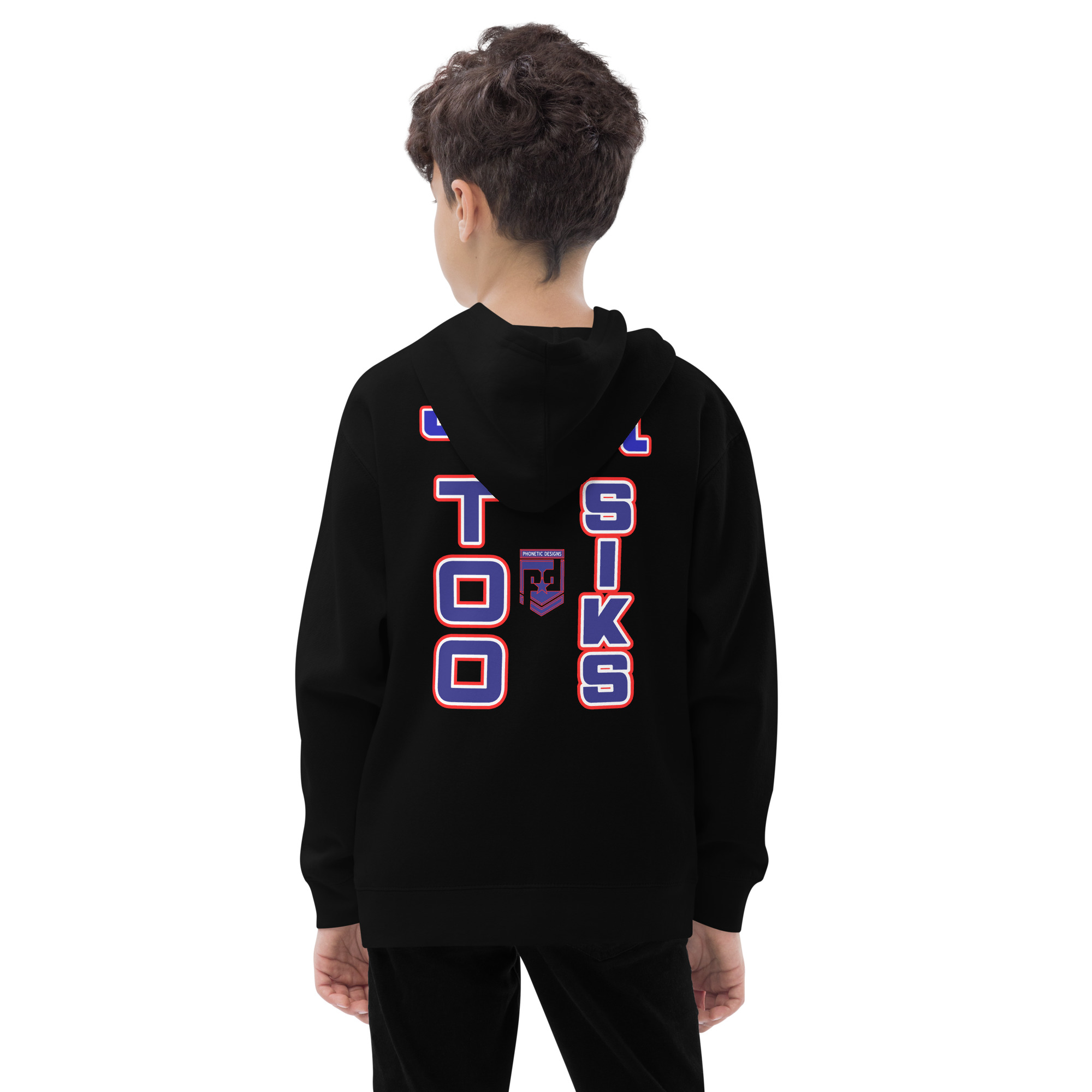 4 JUL TOO SIKS Kids Fleece Hoodie - Image 5