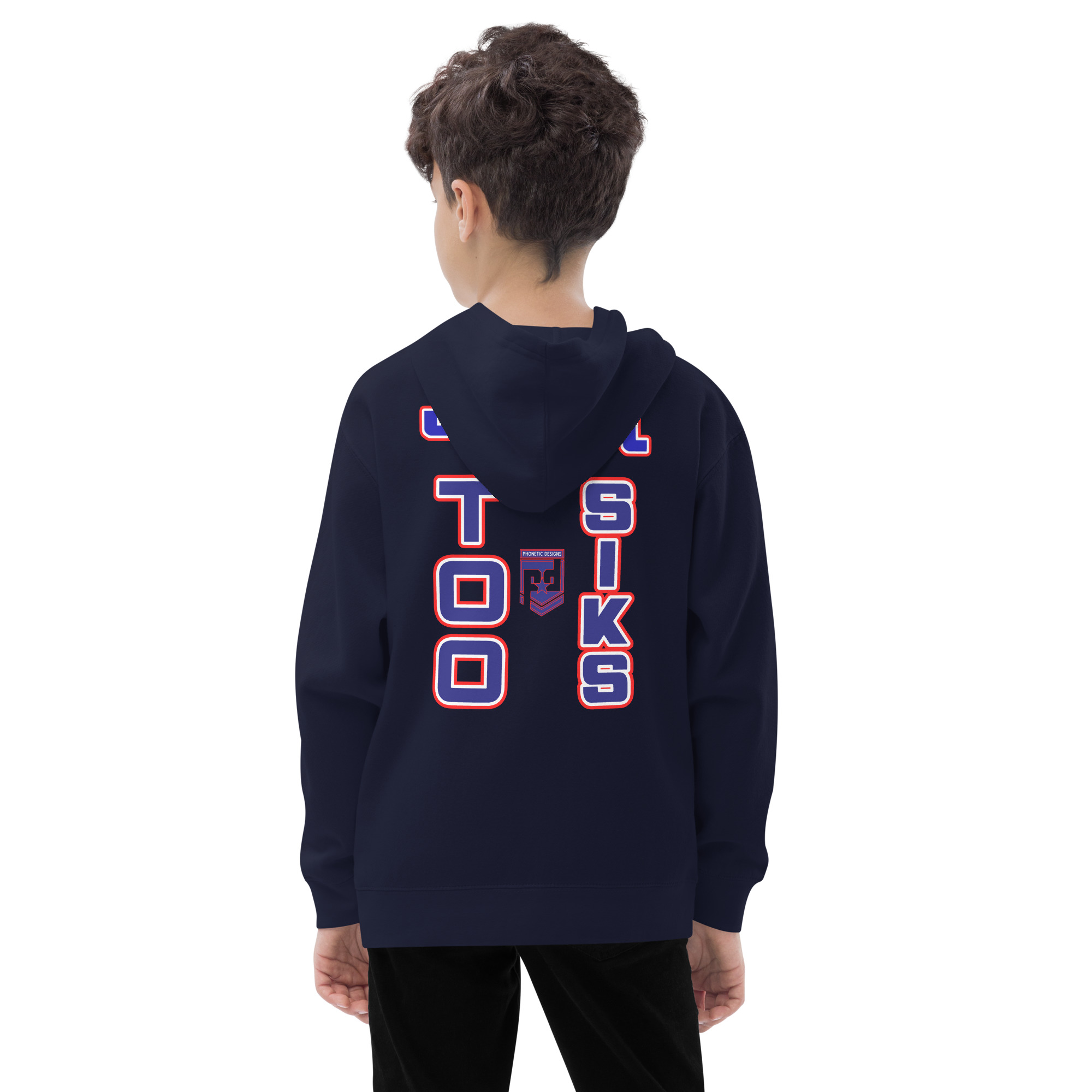 4 JUL TOO SIKS Kids Fleece Hoodie - Image 10