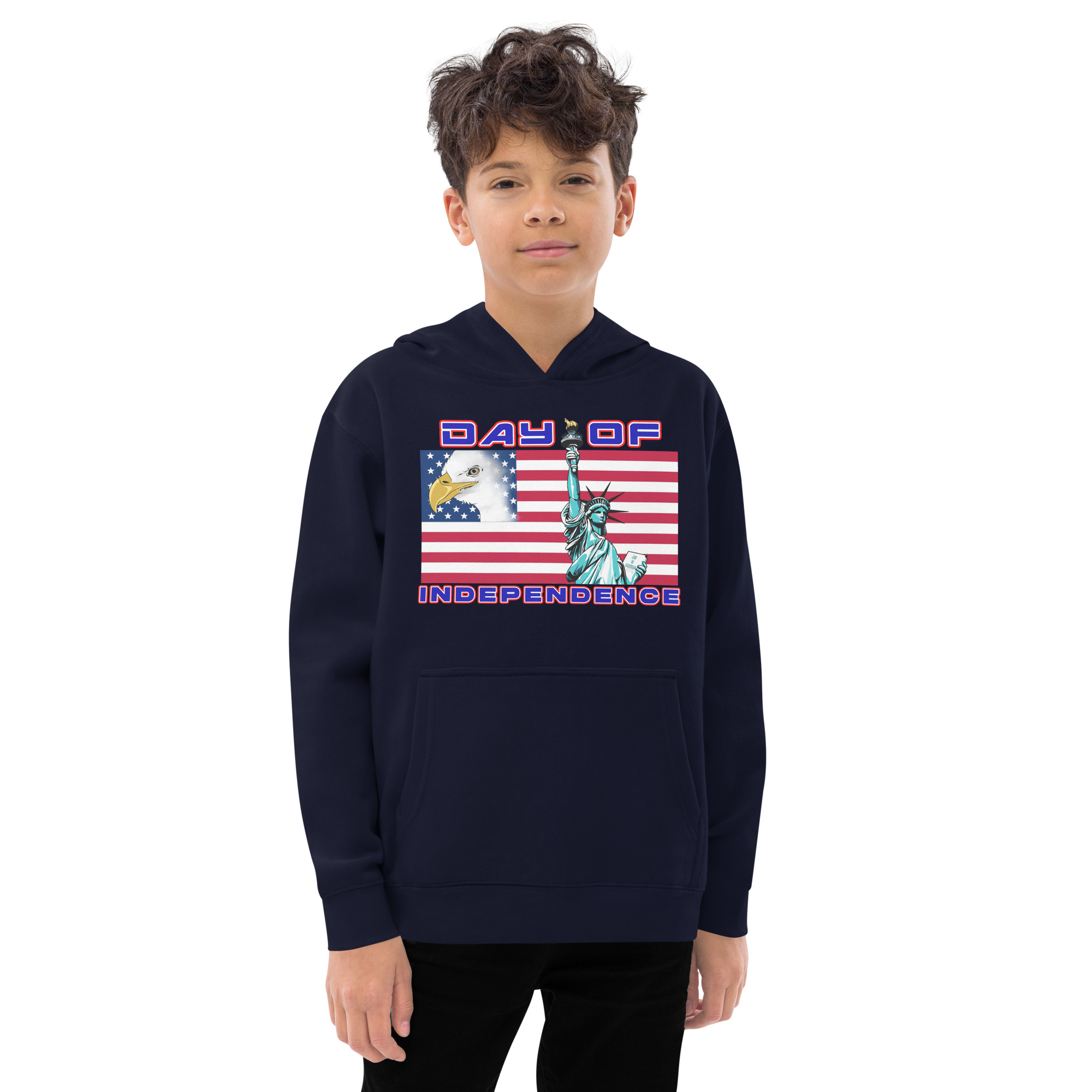 4 JUL TOO SIKS Kids Fleece Hoodie - Image 6
