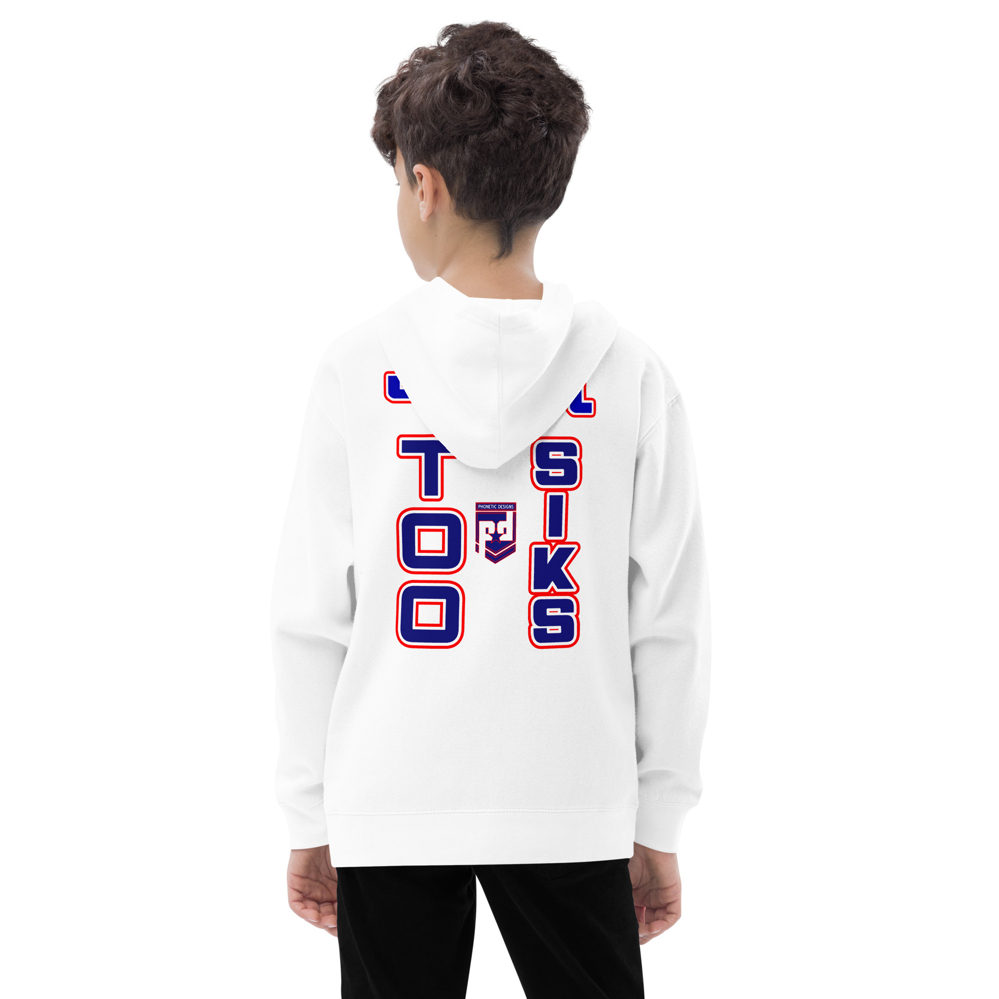 4 JUL TOO SIKS Kids Fleece Hoodie - Image 20