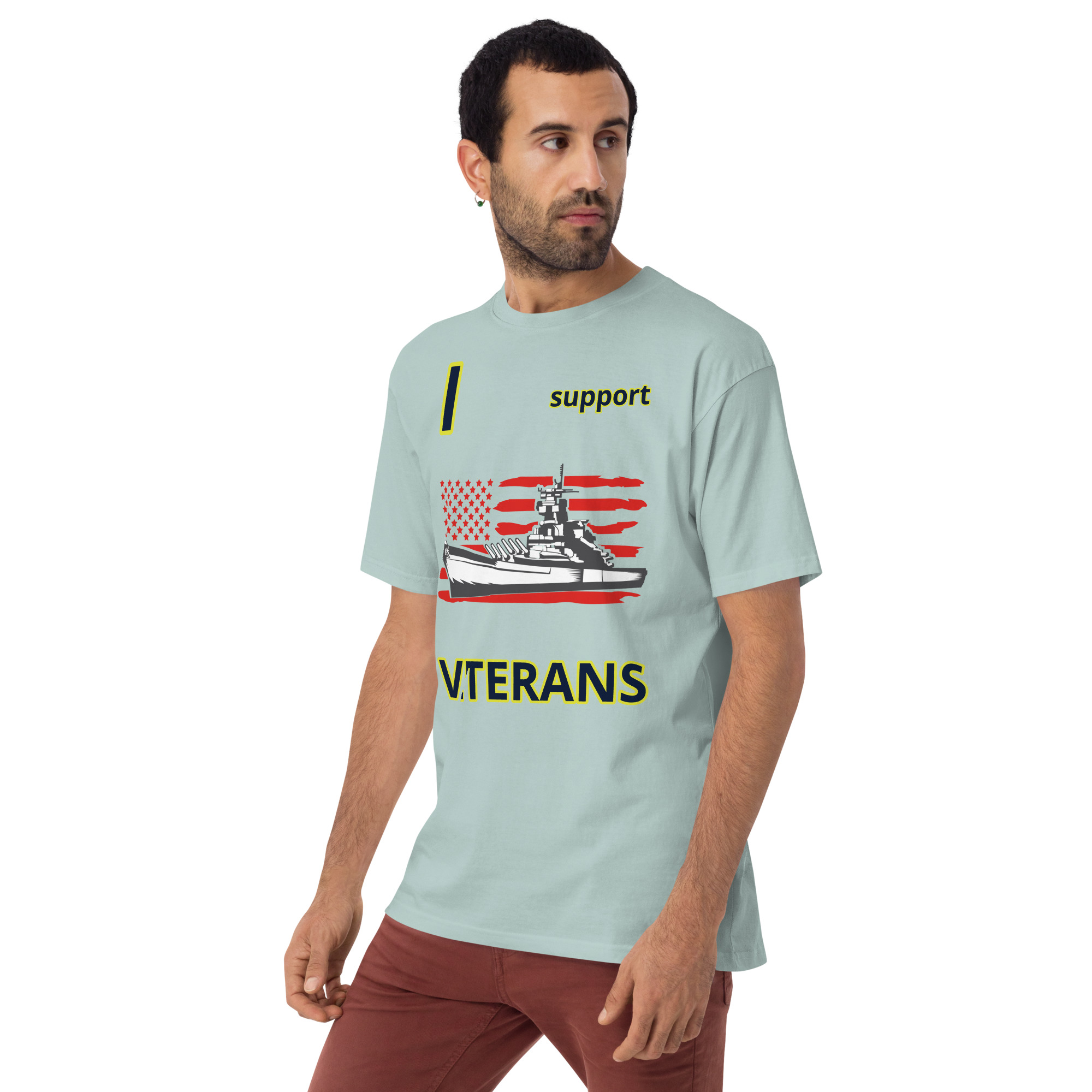 I SUPPORT VETERANS TOO SIKS Tee - Image 18