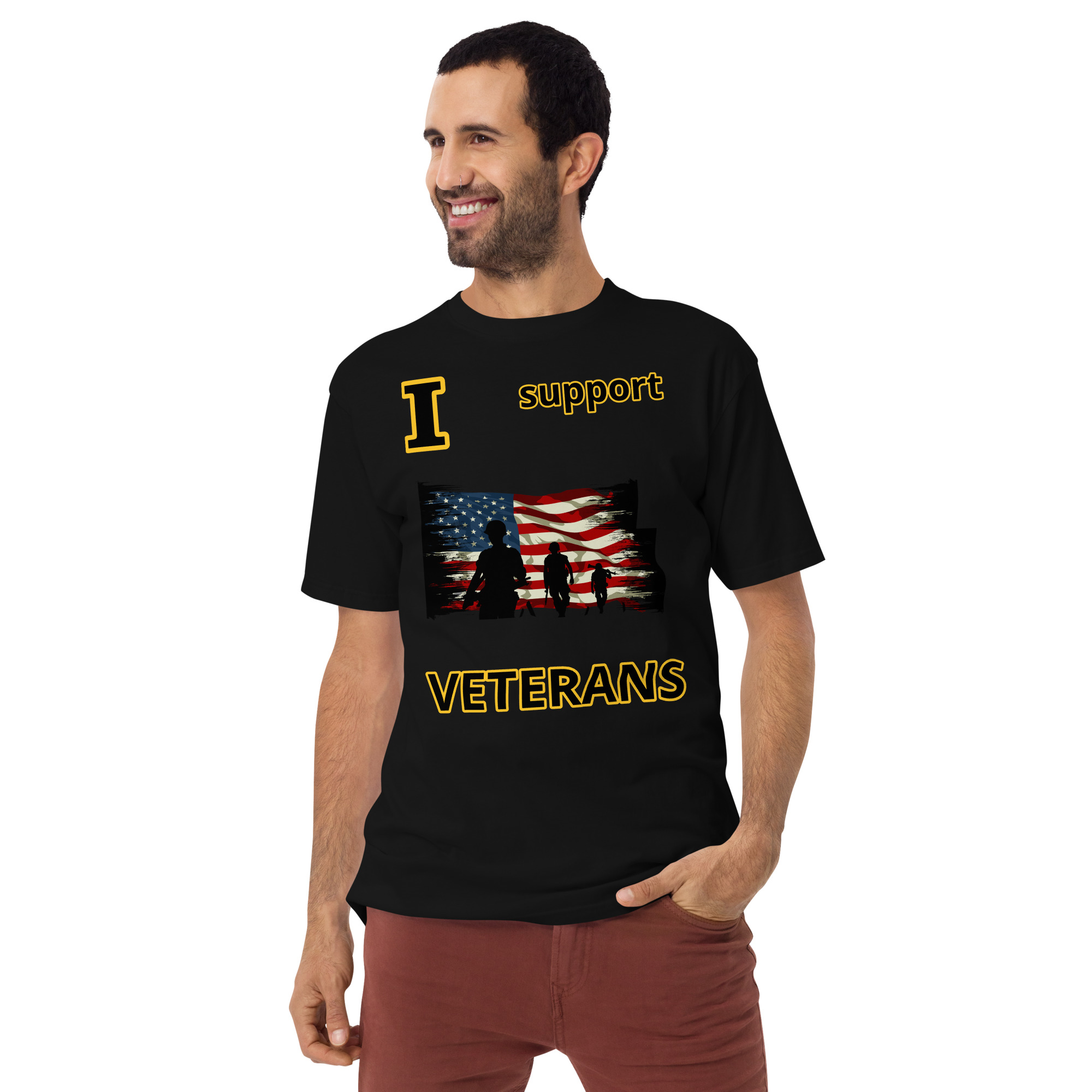 I support VETERANS TOO SIKS Tee