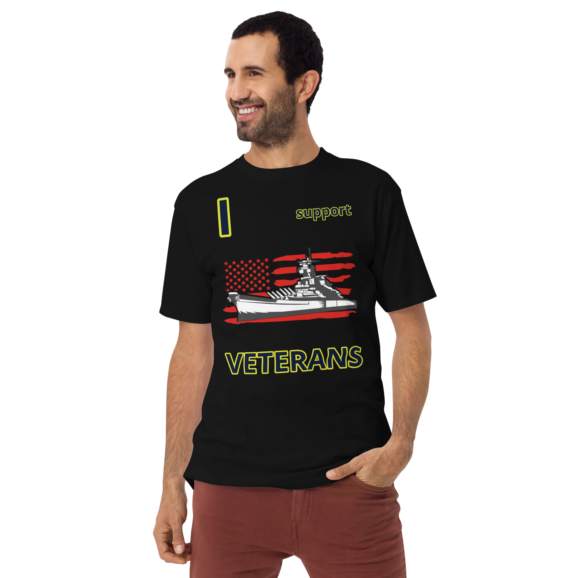 I SUPPORT VETERANS TOO SIKS Tee