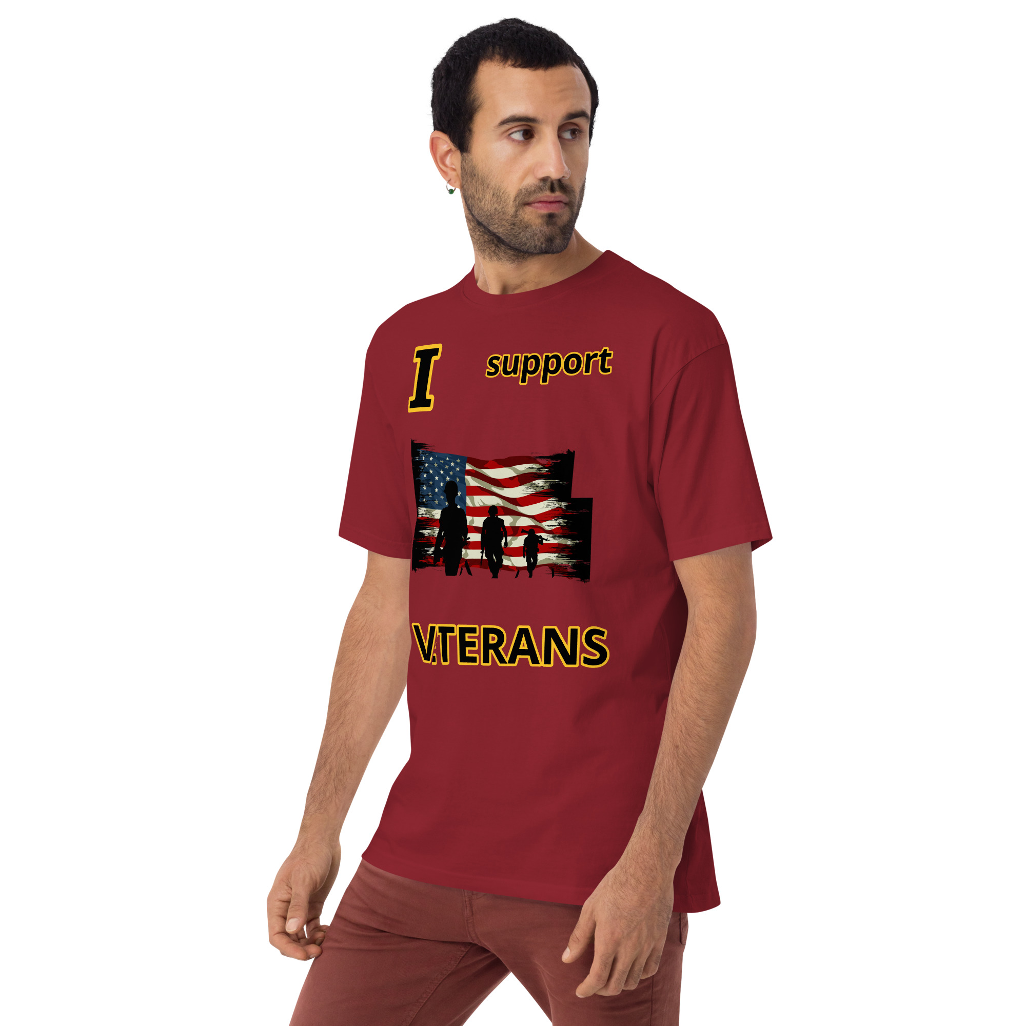 I support VETERANS TOO SIKS Tee - Image 10