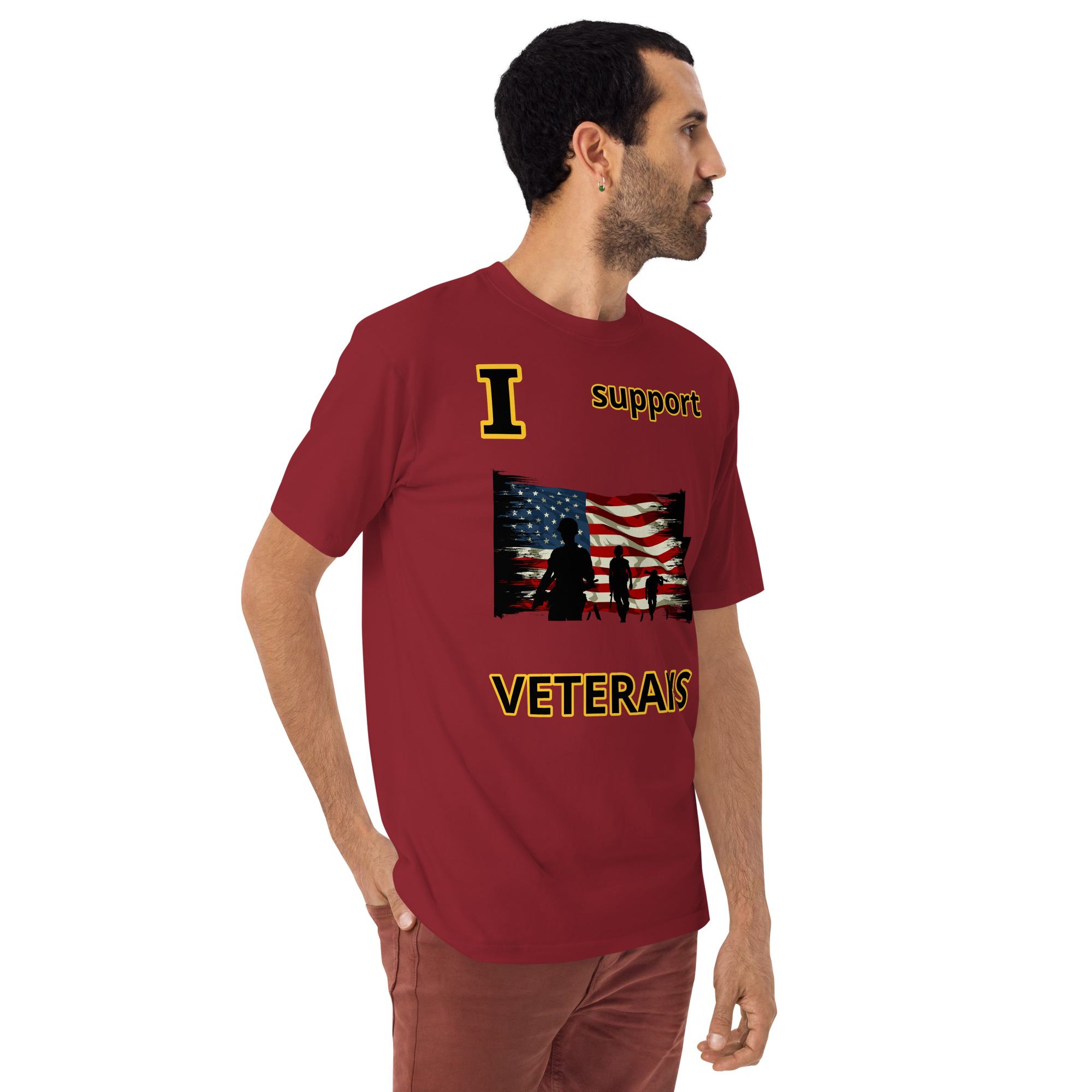 I support VETERANS TOO SIKS Tee - Image 11