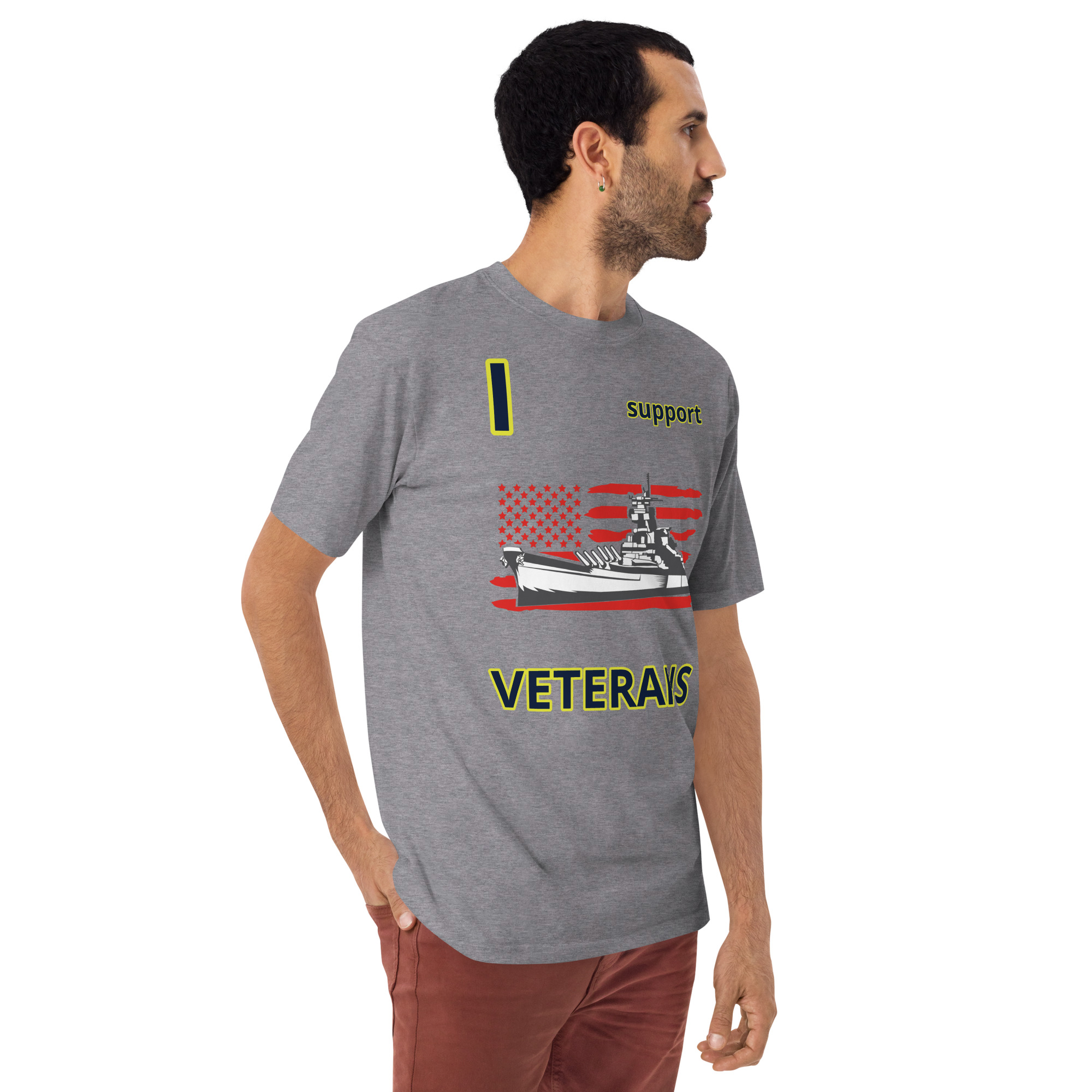 I SUPPORT VETERANS TOO SIKS Tee - Image 15