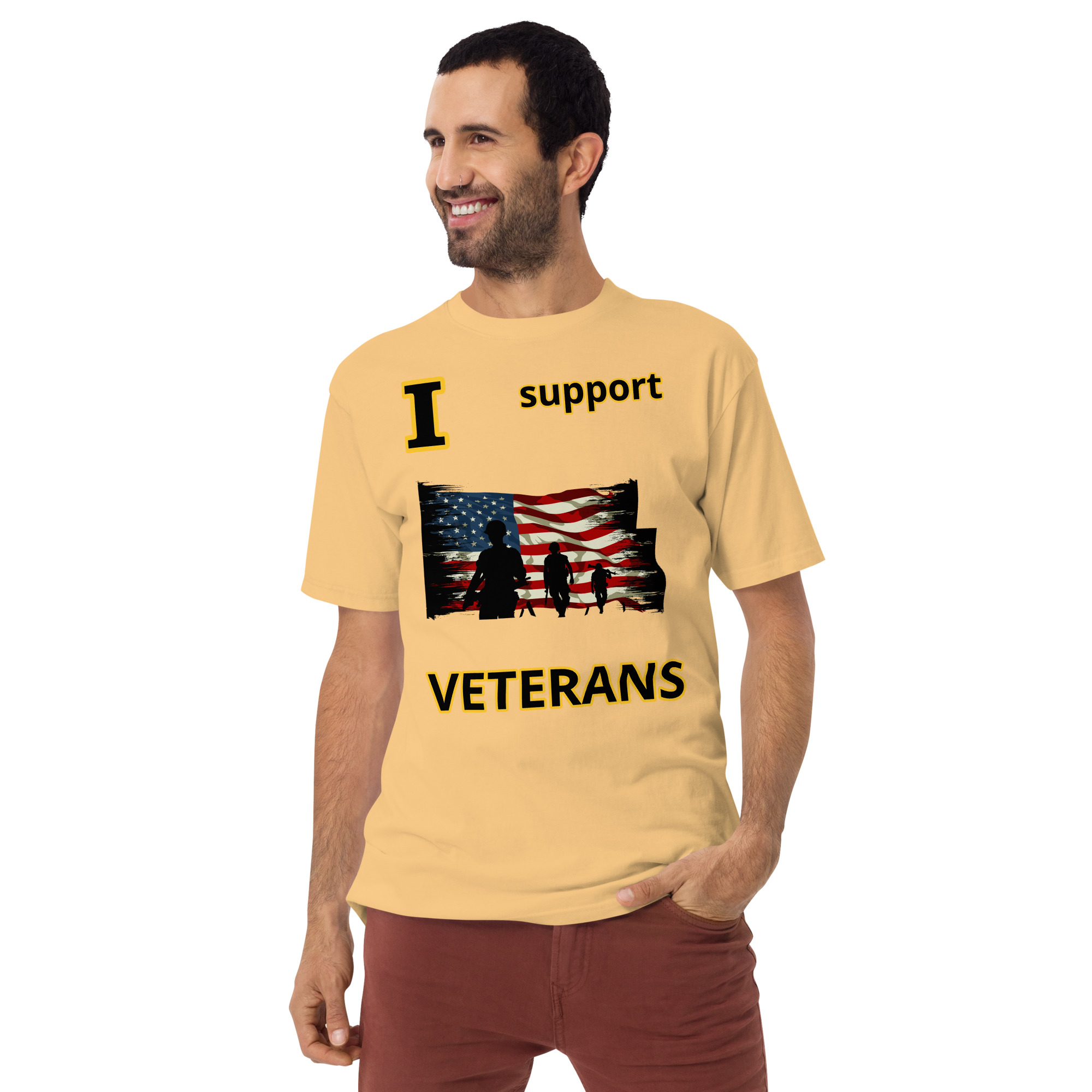 I support VETERANS TOO SIKS Tee - Image 17