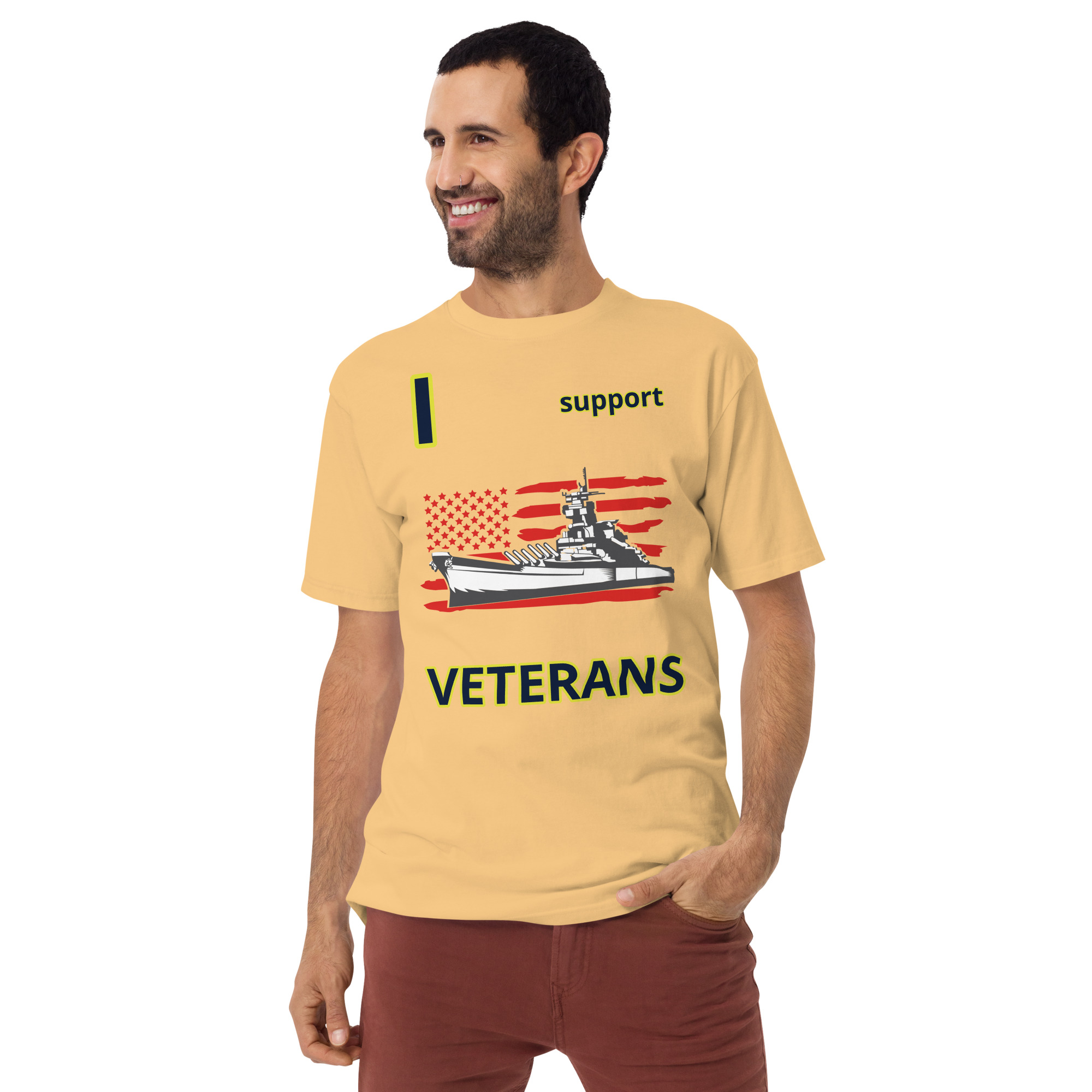 I SUPPORT VETERANS TOO SIKS Tee - Image 21