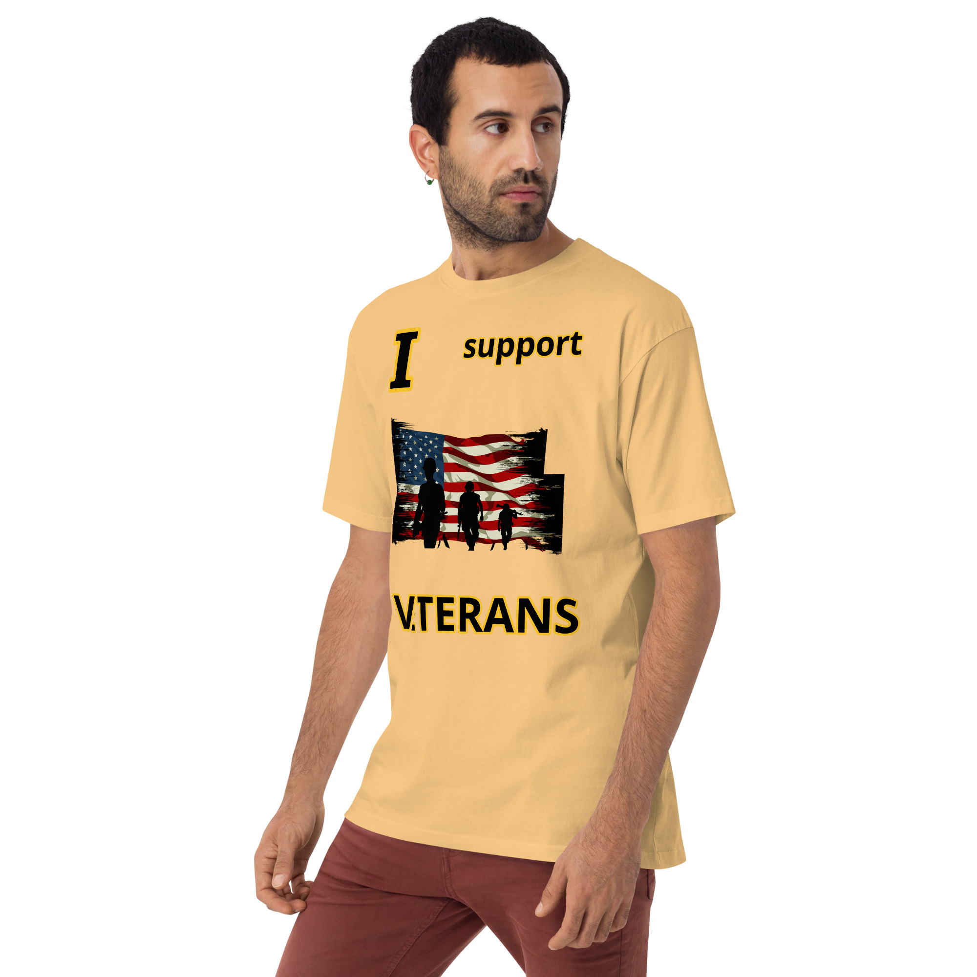 I support VETERANS TOO SIKS Tee - Image 18