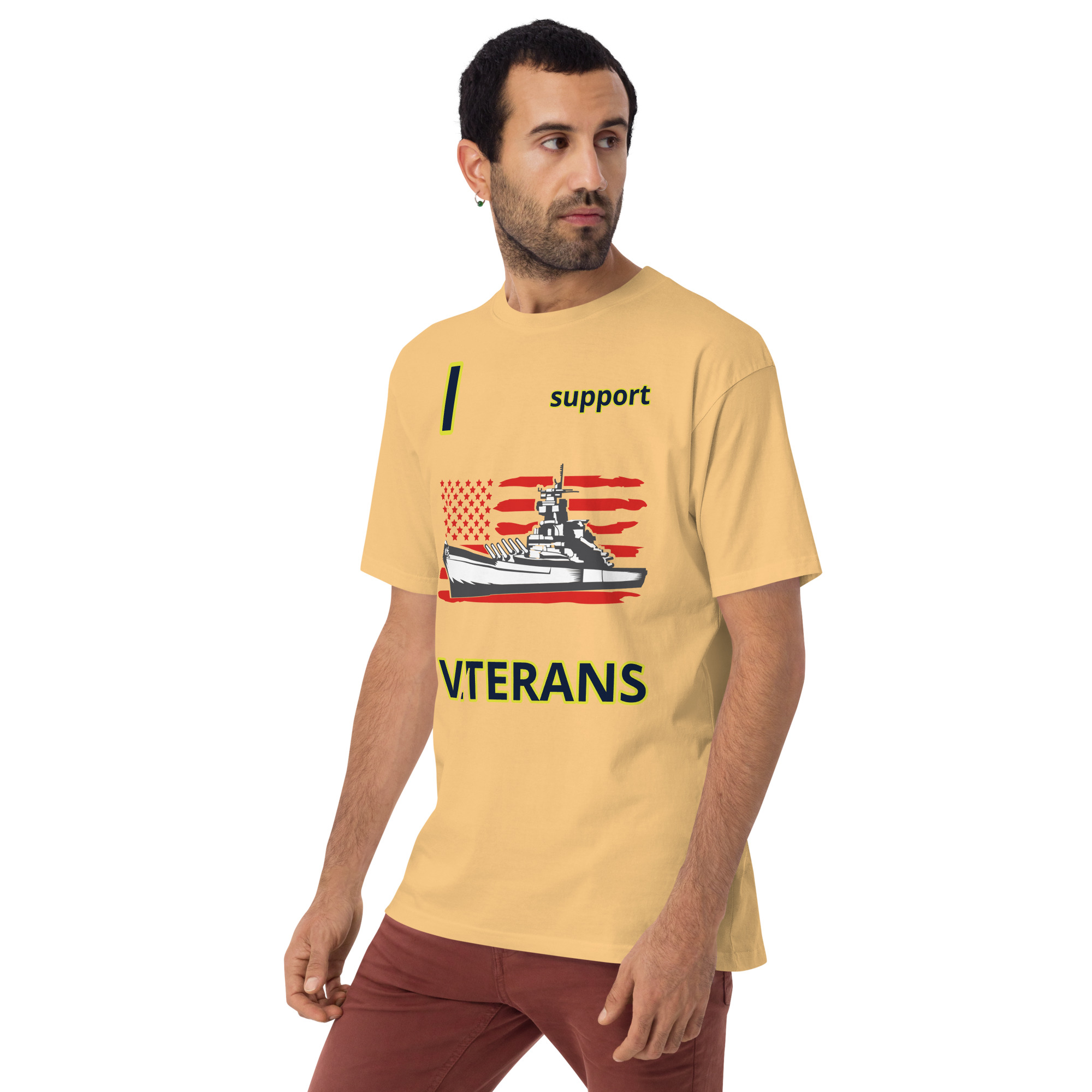 I SUPPORT VETERANS TOO SIKS Tee - Image 22