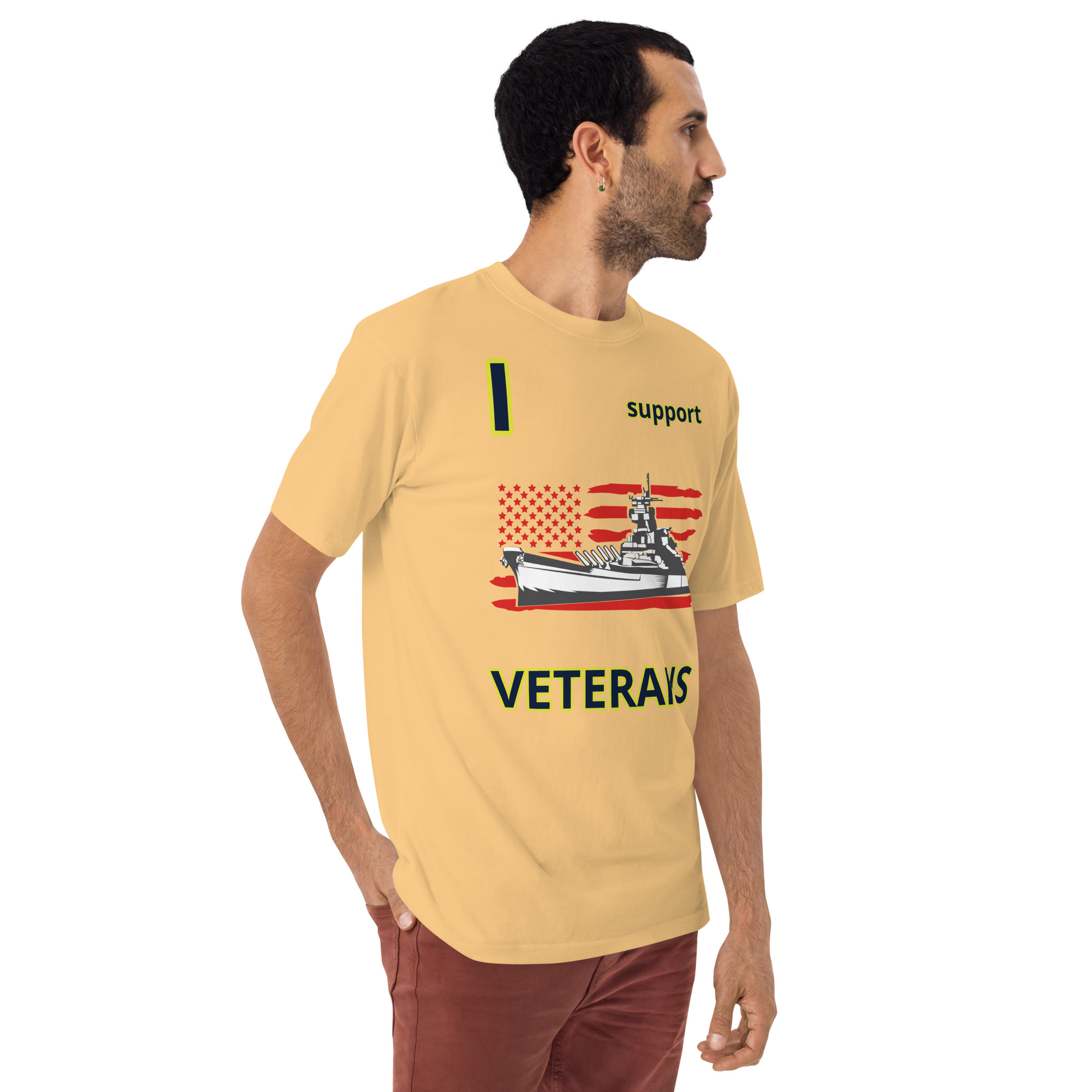 I SUPPORT VETERANS TOO SIKS Tee - Image 23