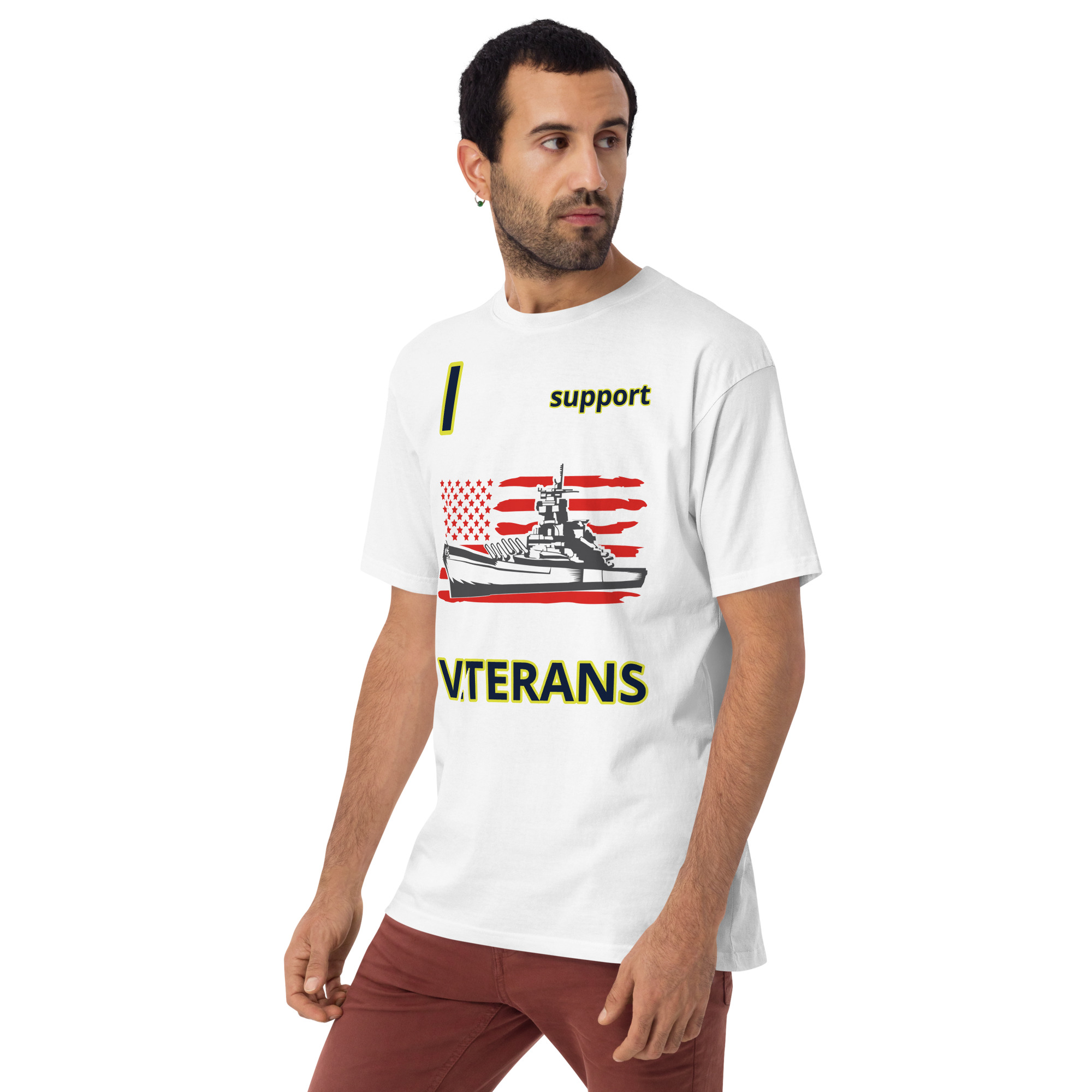 I SUPPORT VETERANS TOO SIKS Tee - Image 26